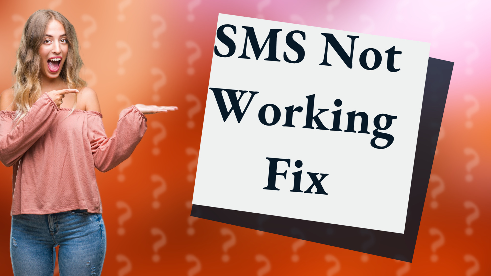 SMS Not Working Fix