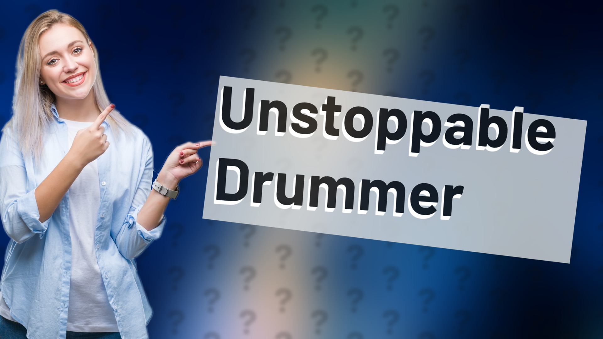 Unstoppable Drummer