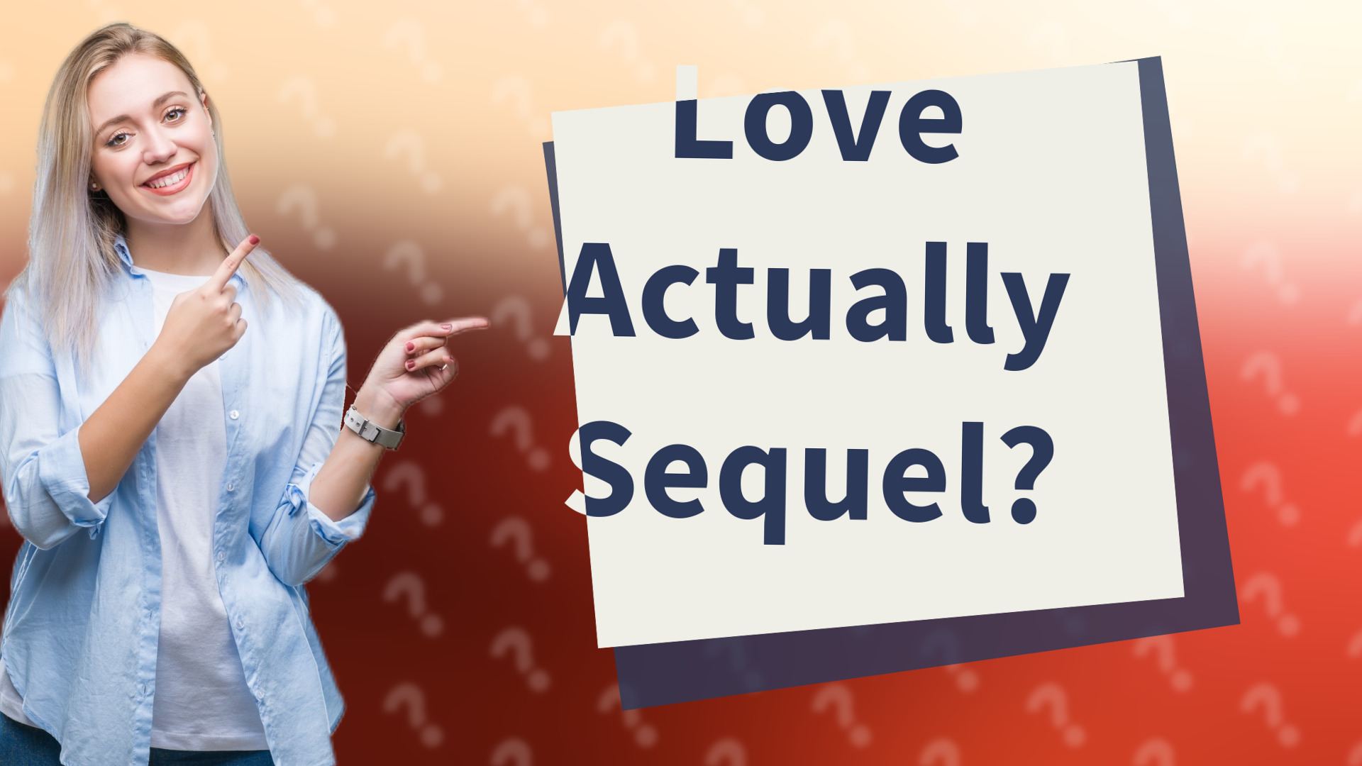 Love Actually Sequel?