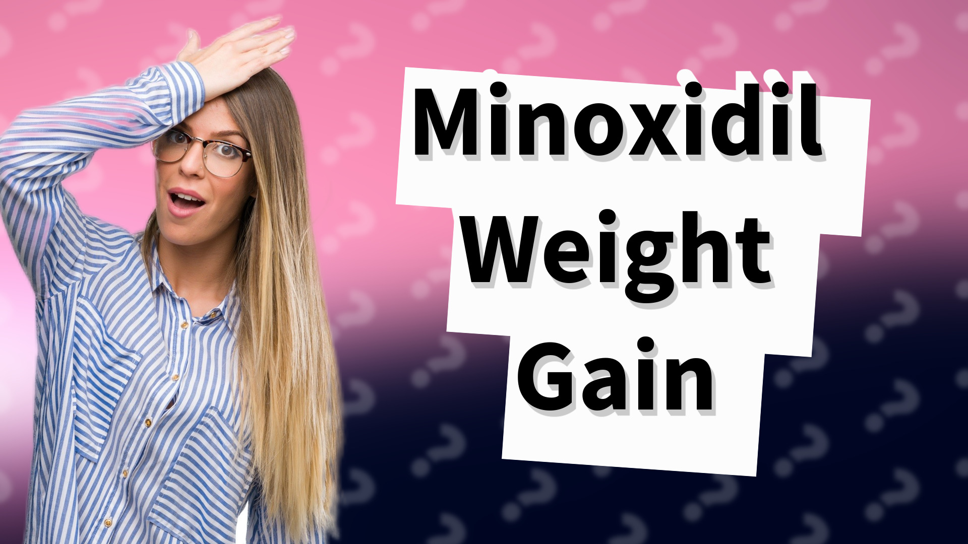 Minoxidil Weight Gain