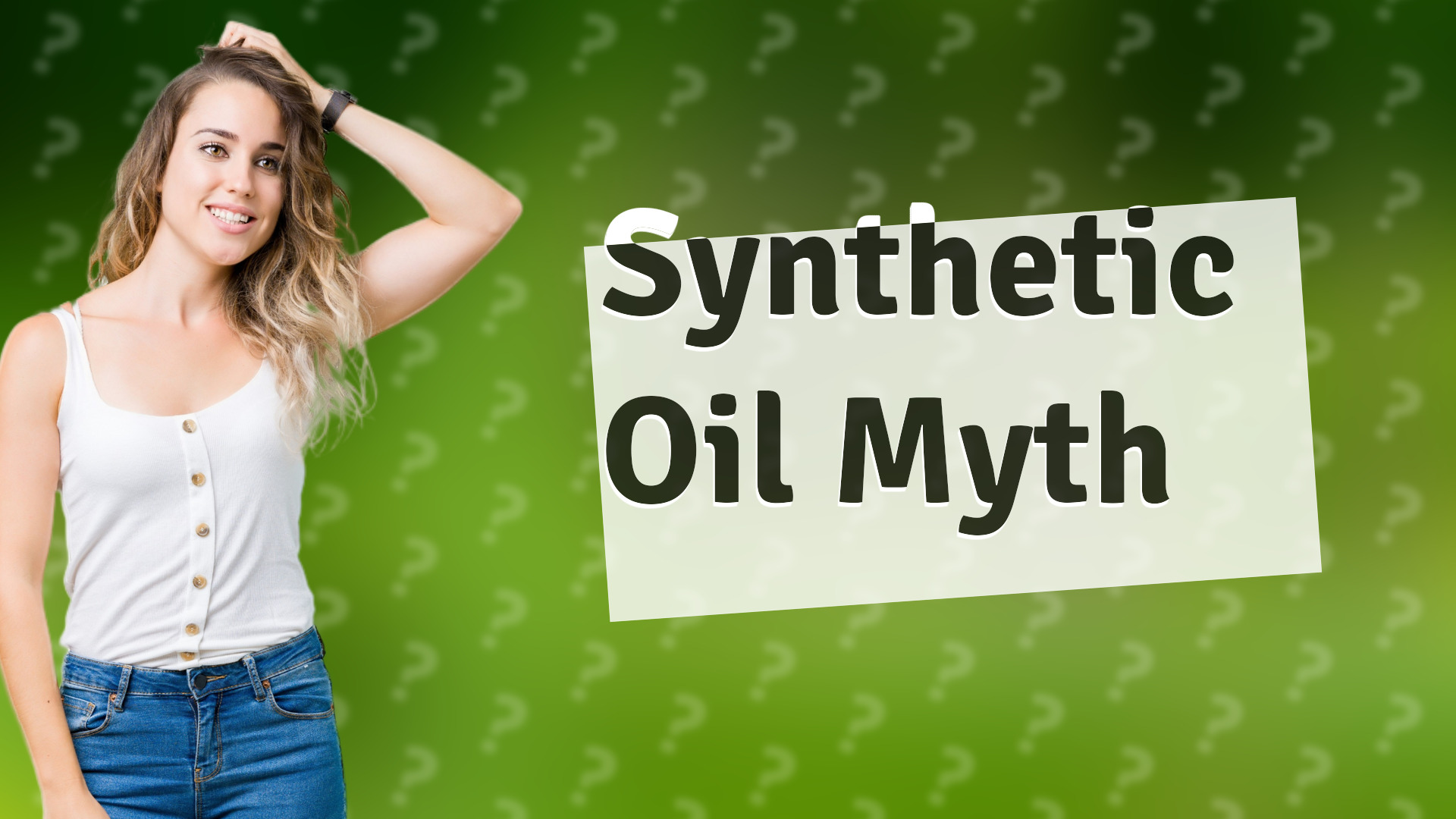 Synthetic Oil Myth