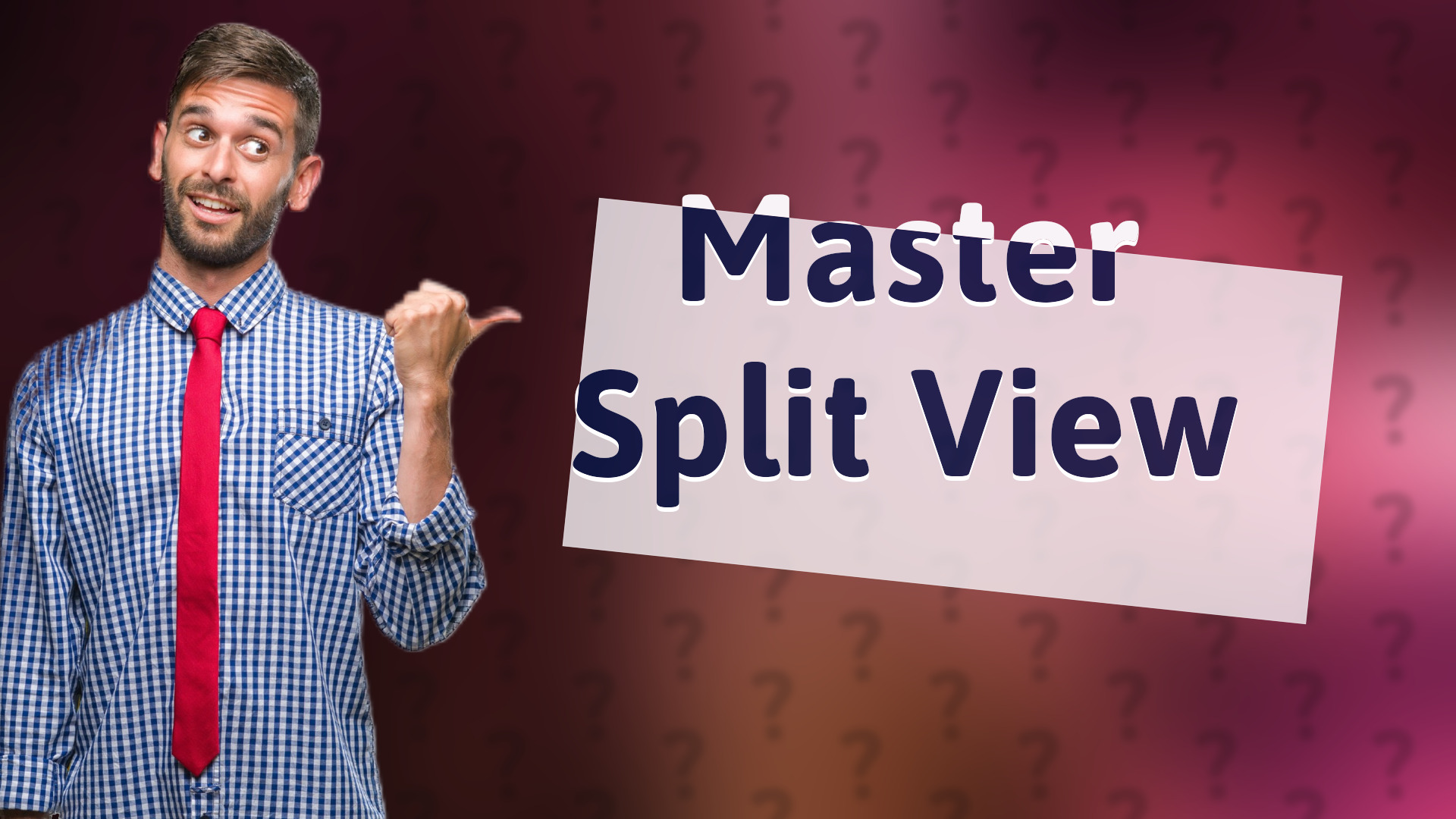 Master Split View