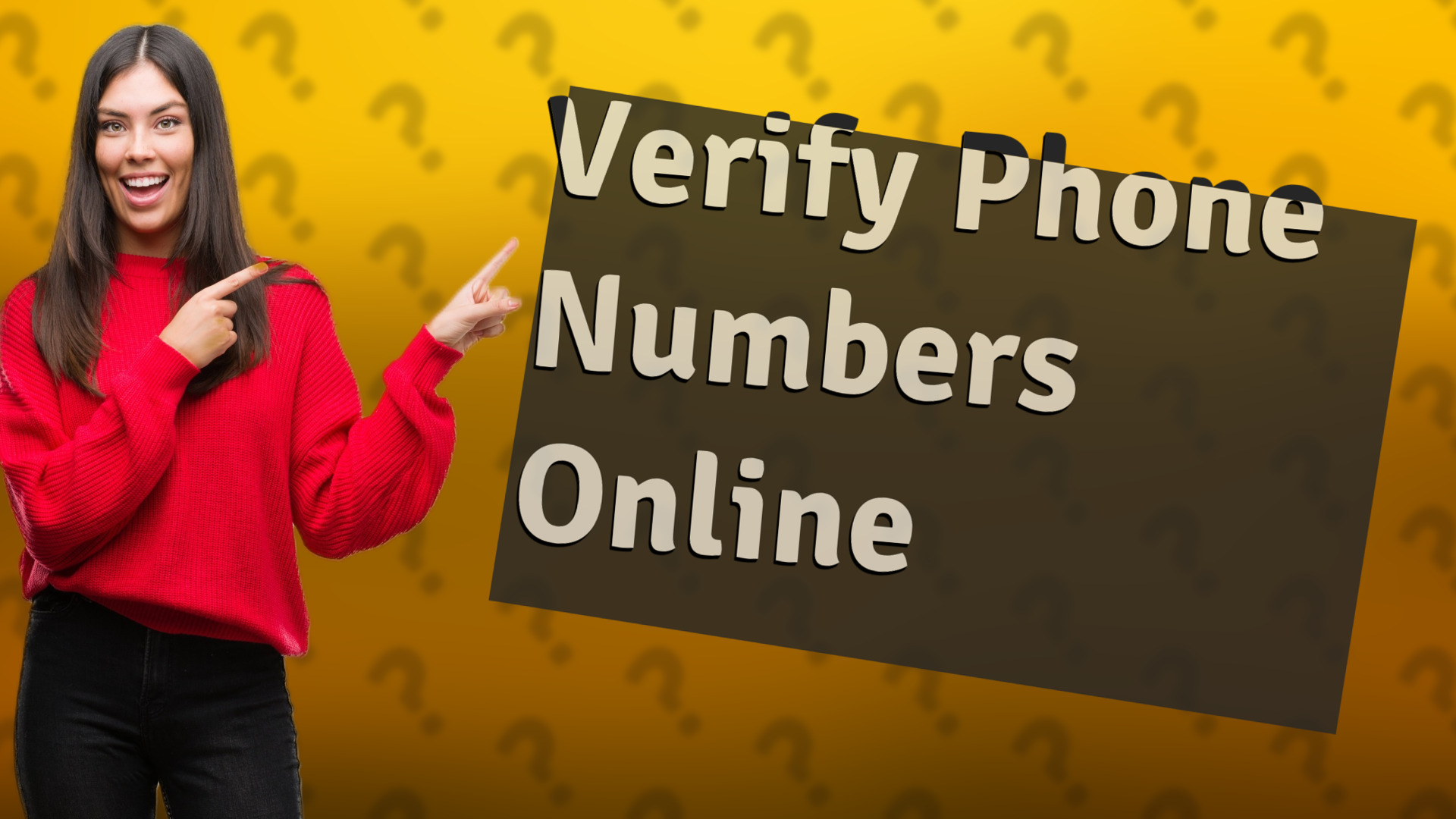 Verify Phone Numbers Online