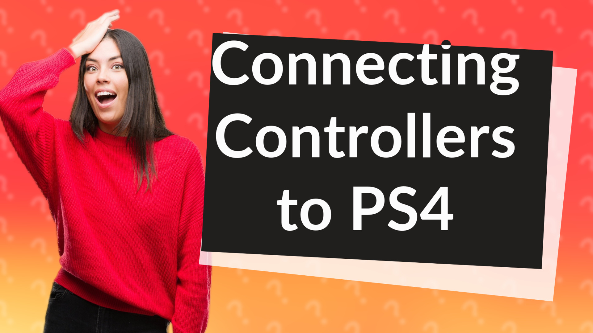 Connecting Controllers to PS4