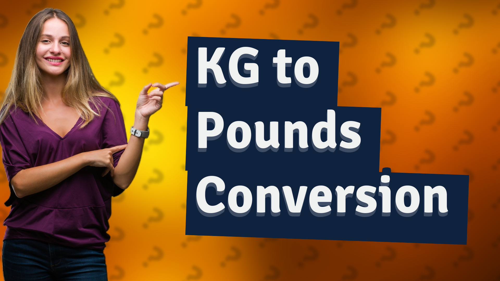 KG to Pounds Conversion