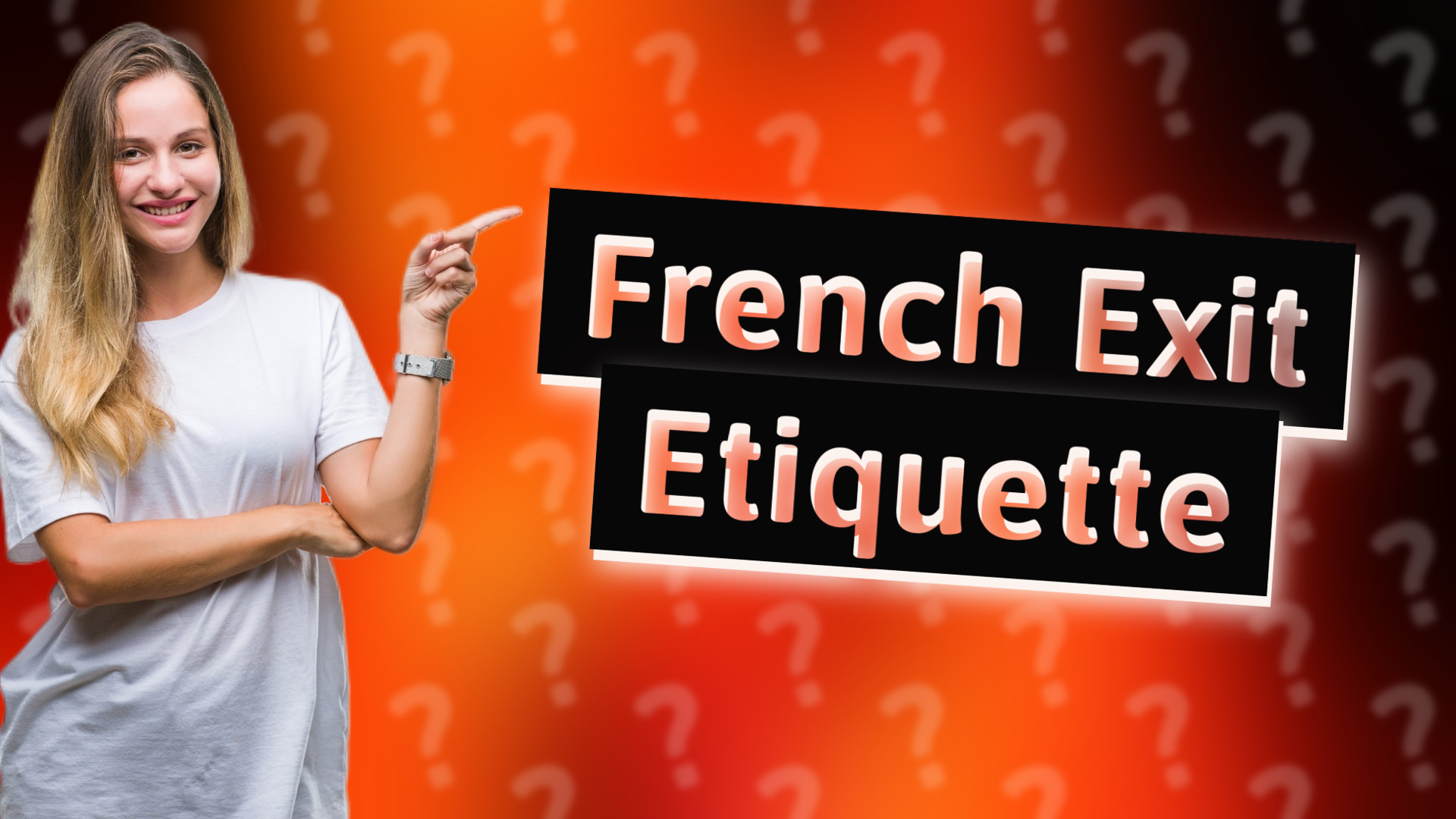 French Exit Etiquette