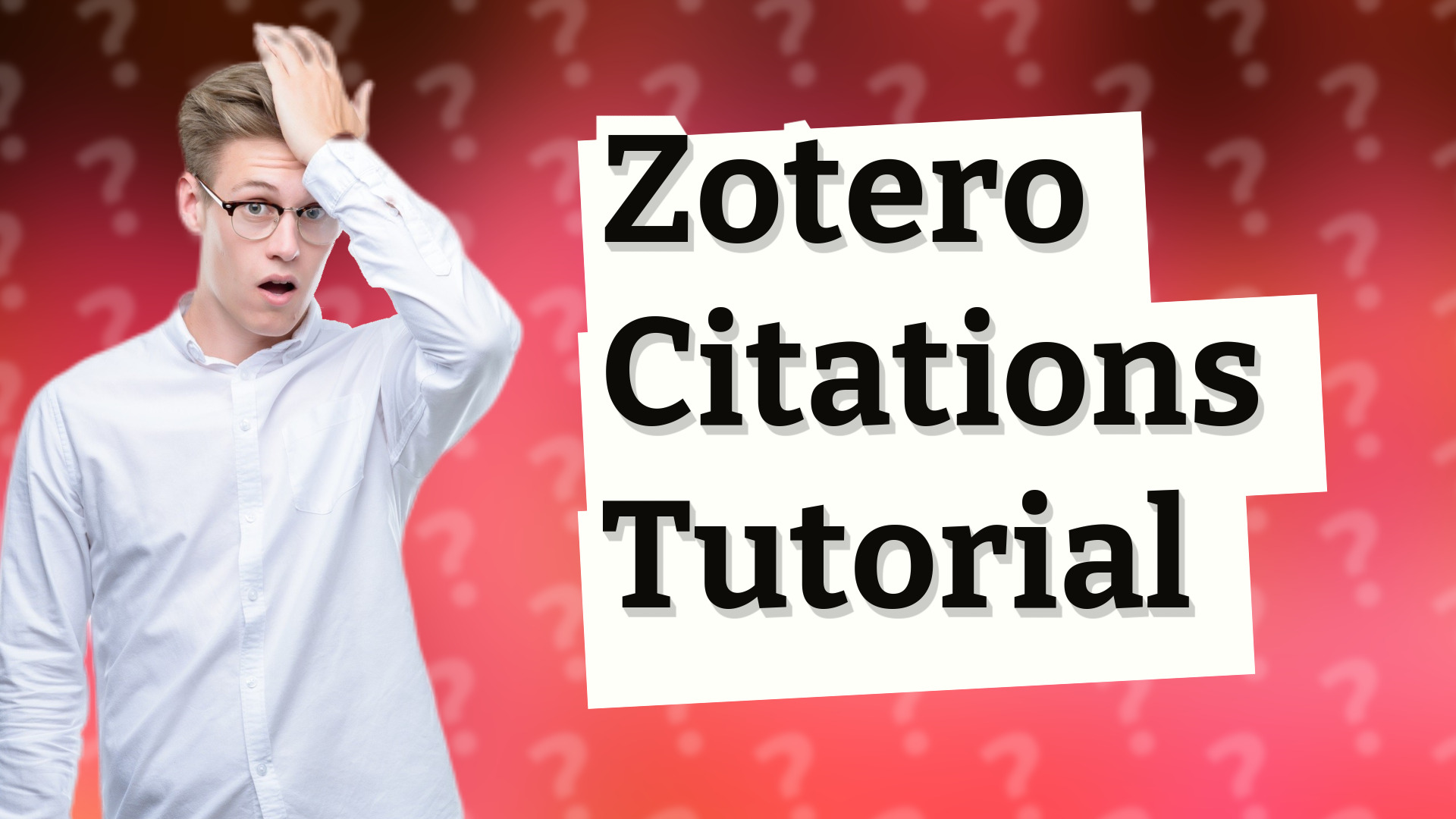 Zotero Citations Tutorial