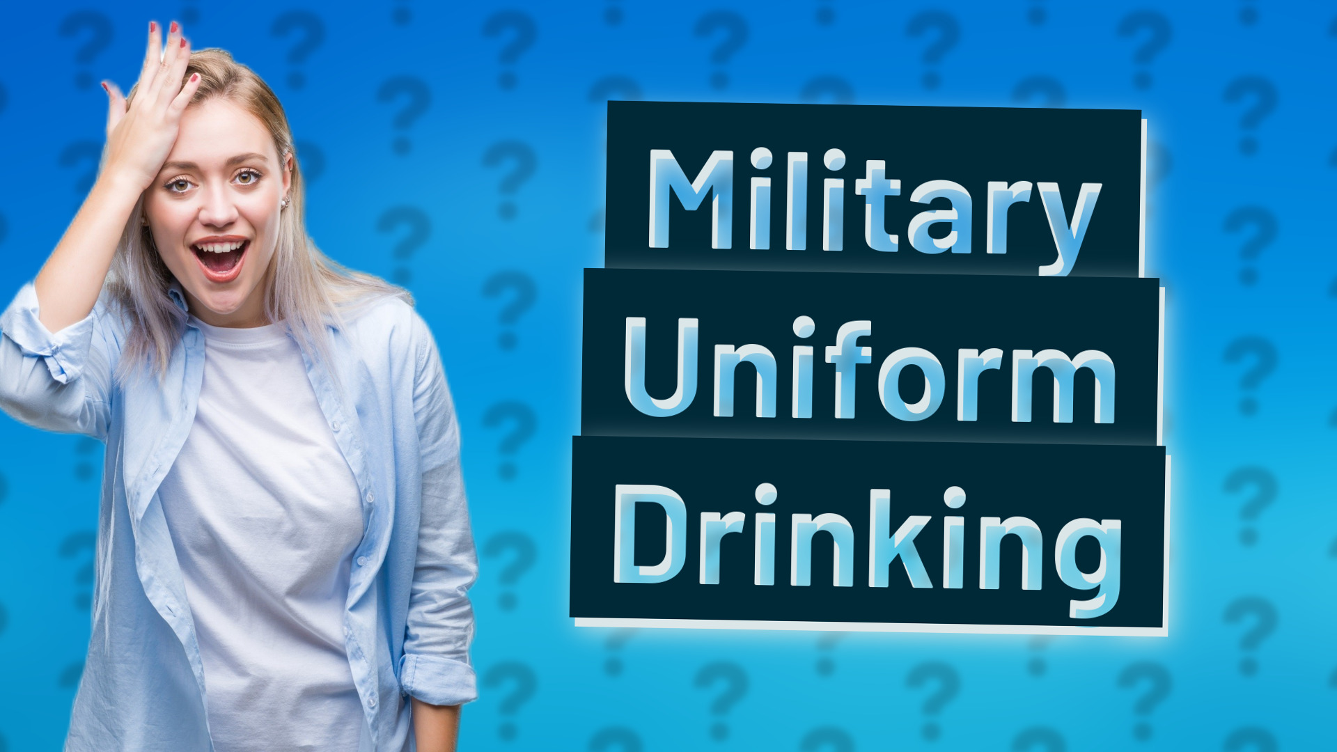 Military Uniform Drinking