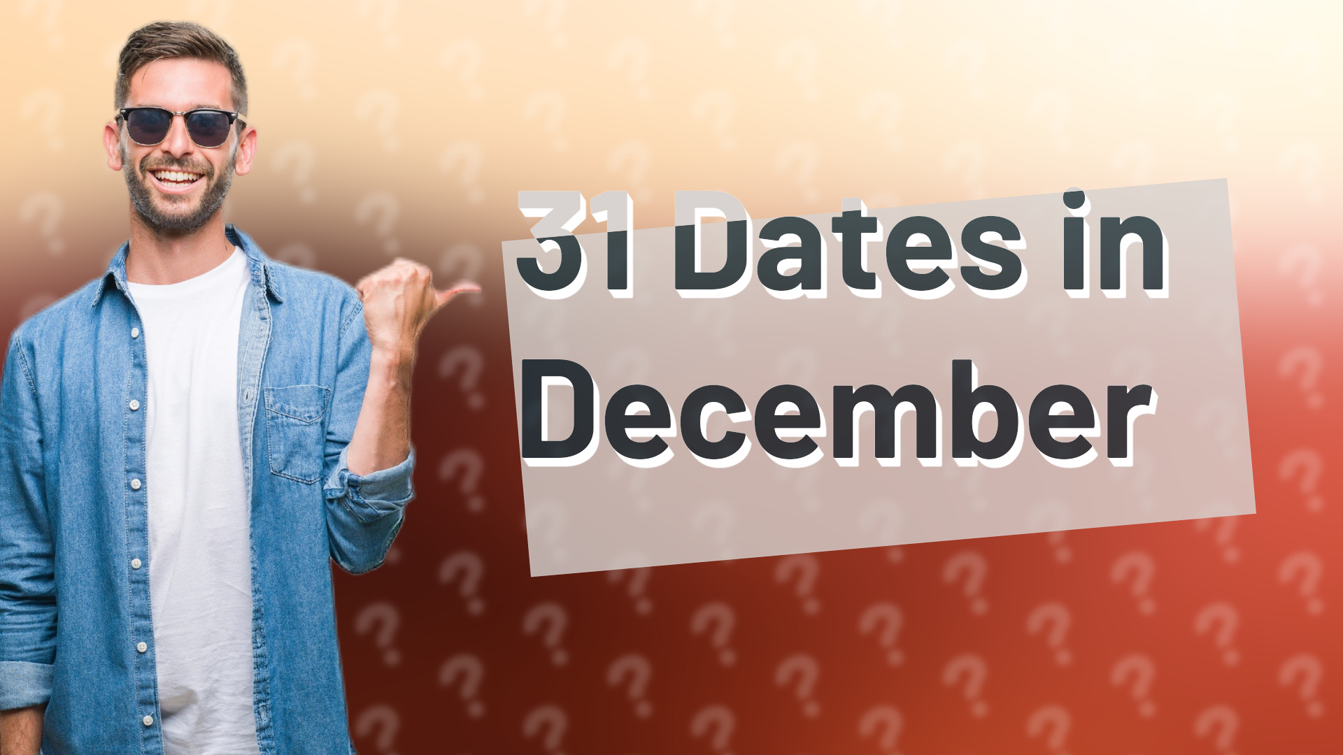 31 Dates in December