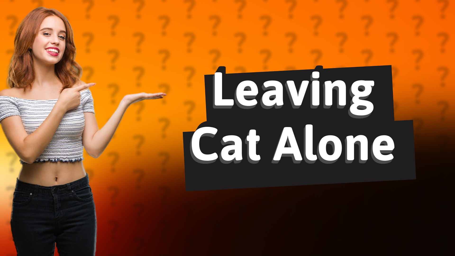 Leaving Cat Alone