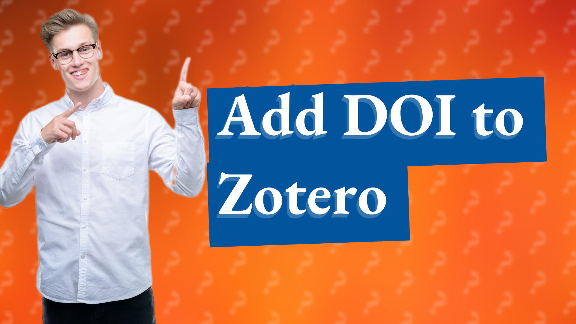 Add DOI to Zotero