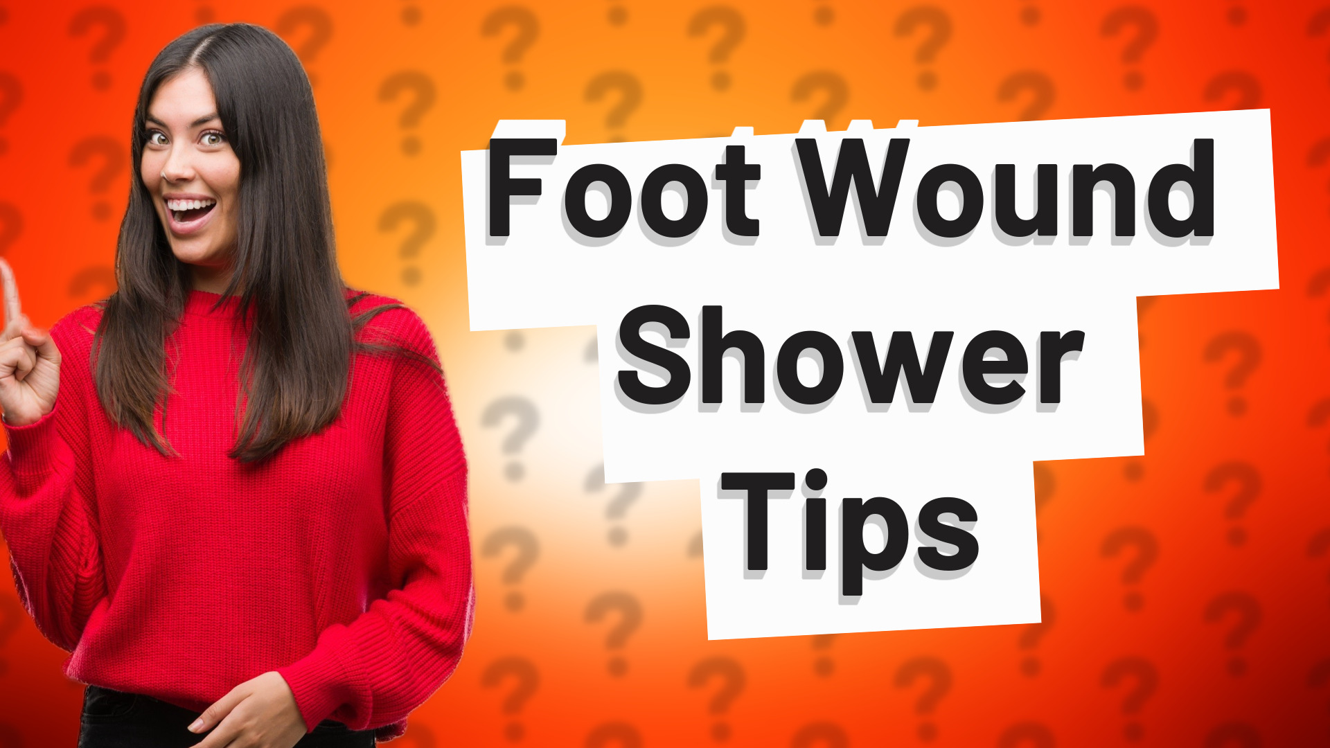 Foot Wound Shower Tips