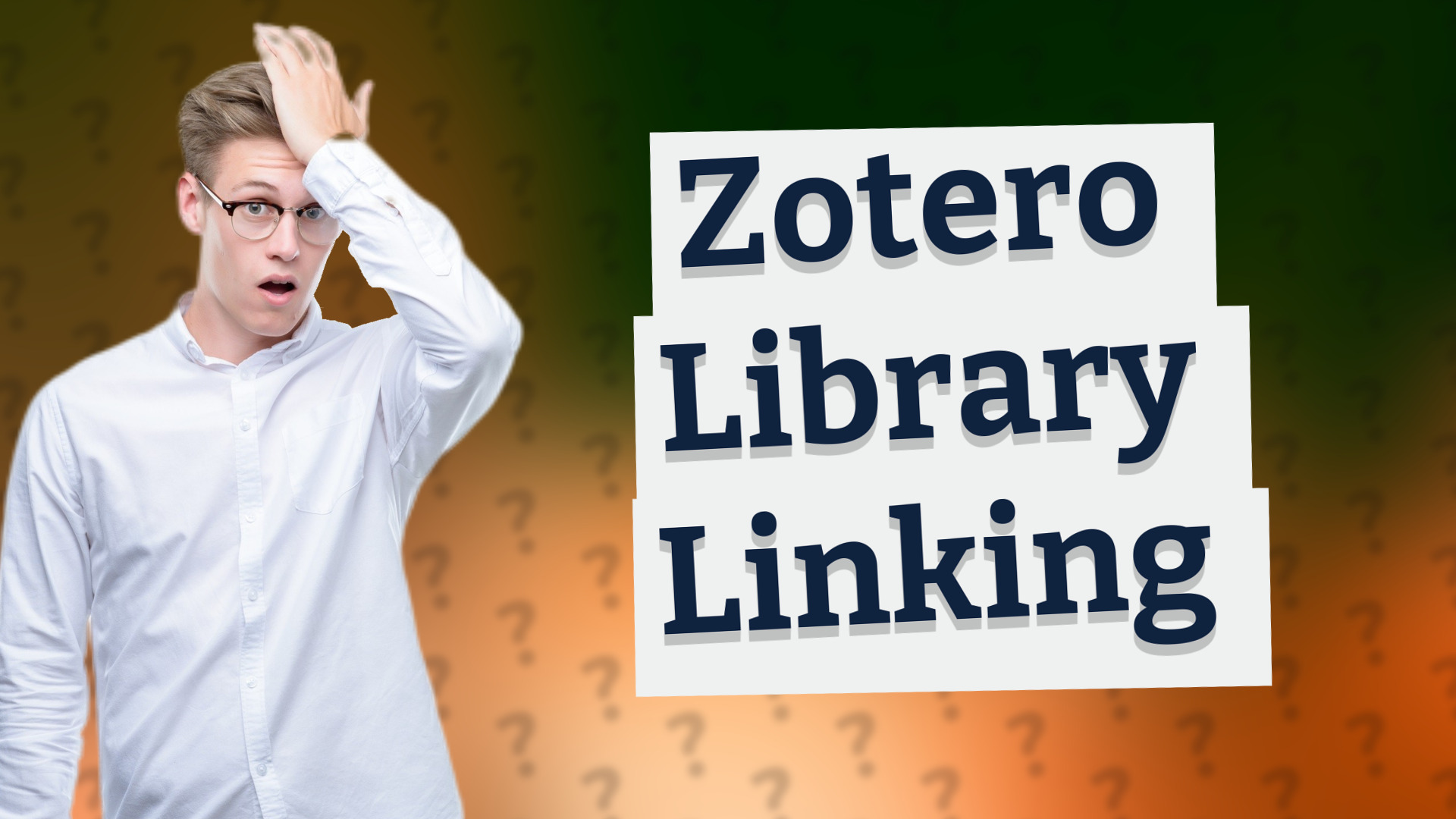 Zotero Library Linking