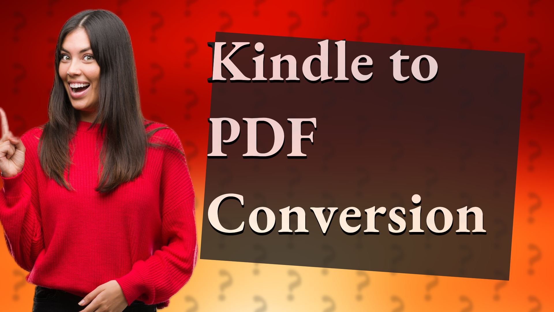 Kindle to PDF Conversion