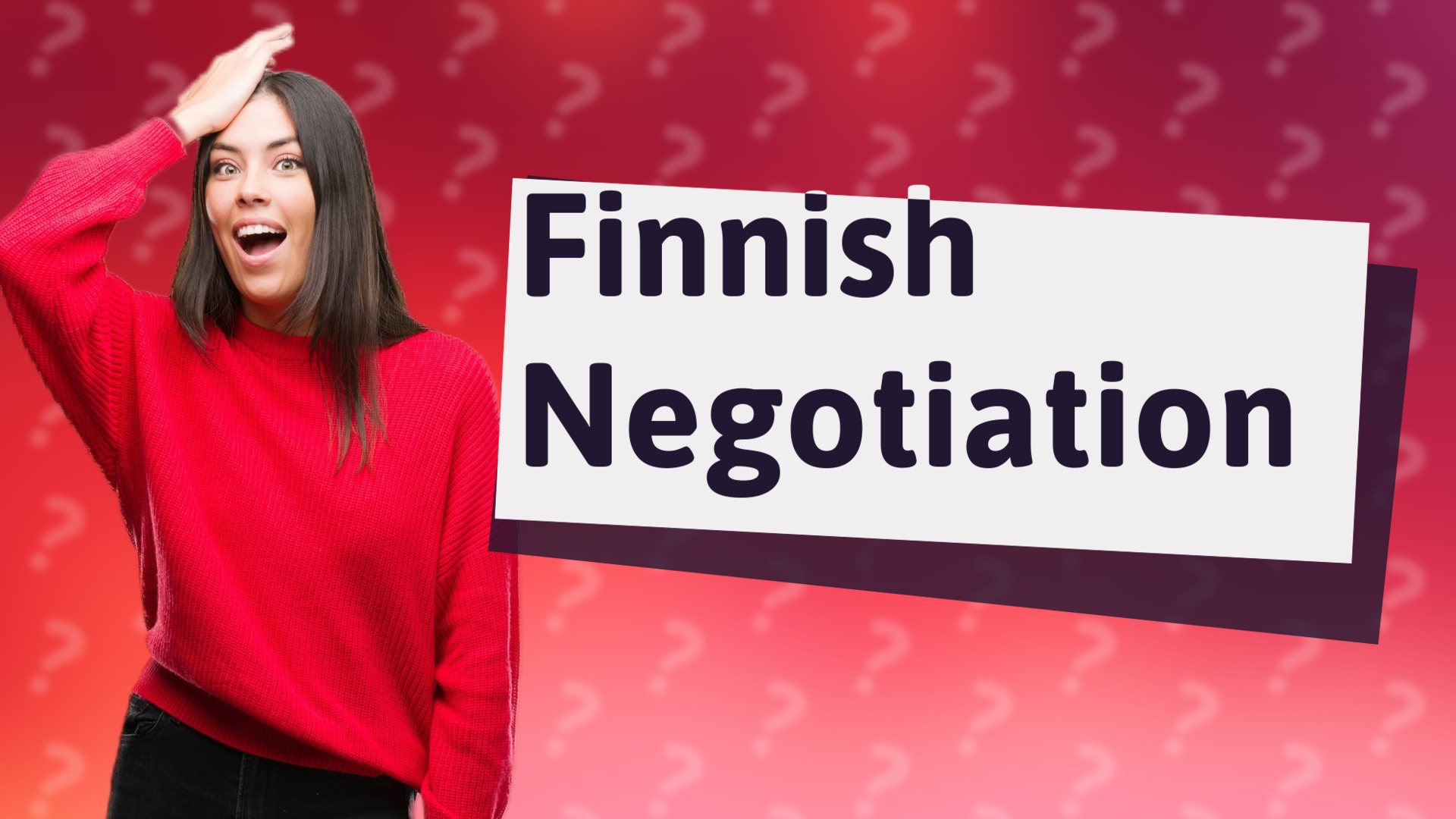 Finnish Negotiation