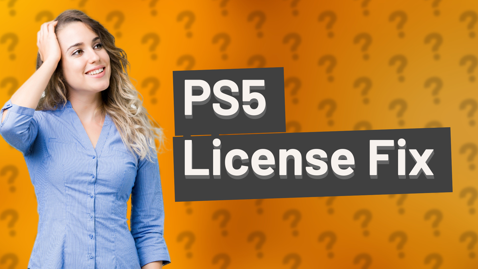 PS5 License Fix
