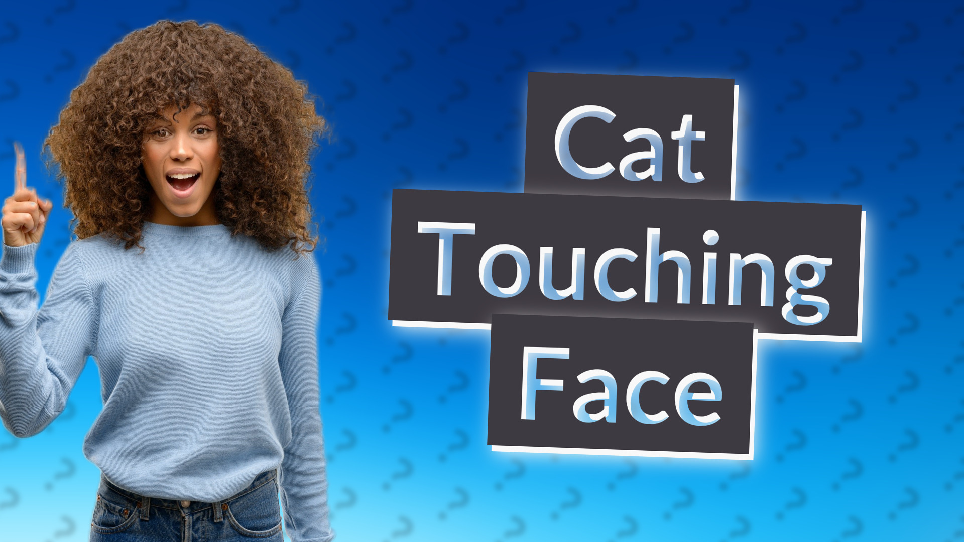 Cat Touching Face