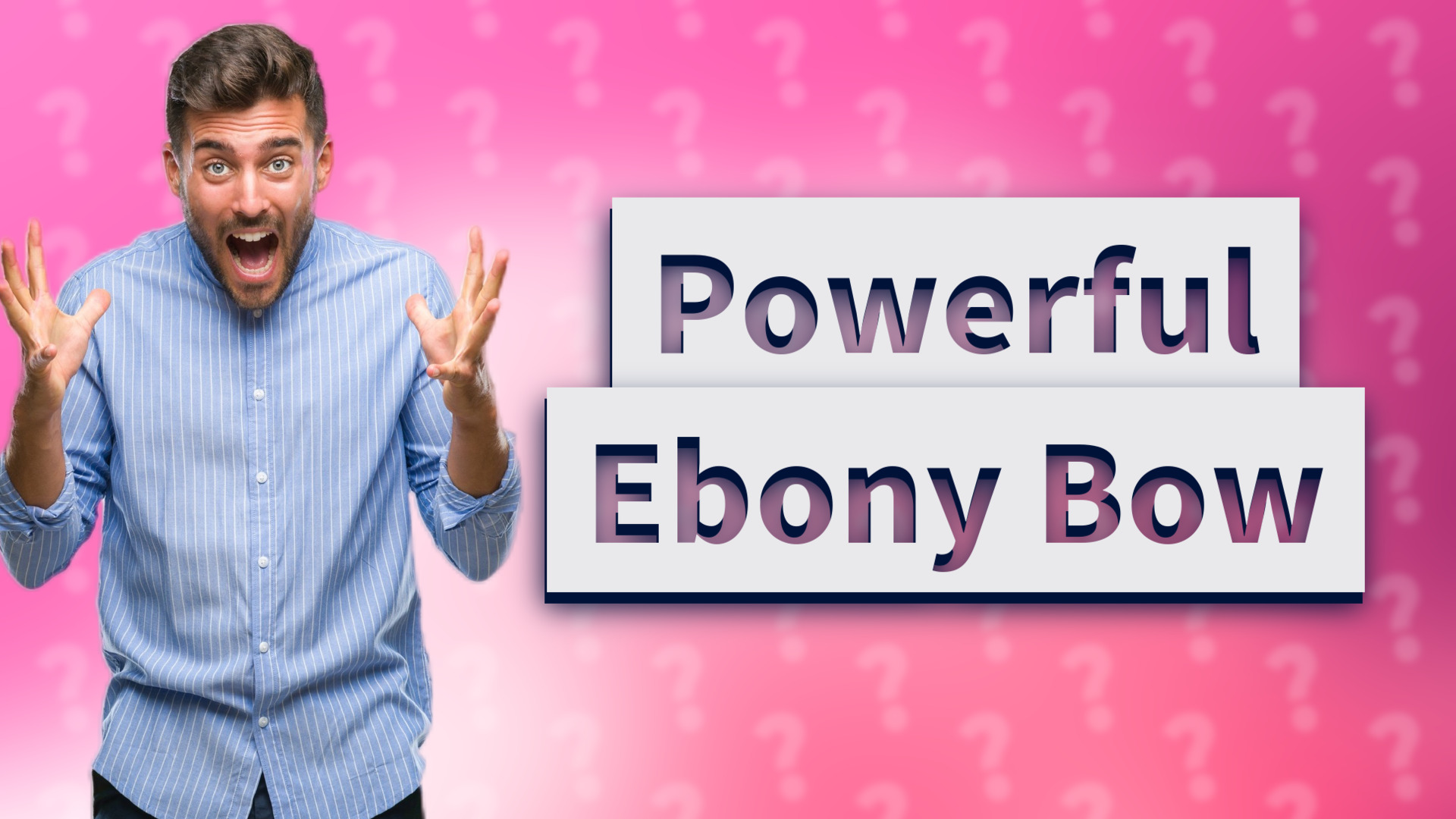 Powerful Ebony Bow