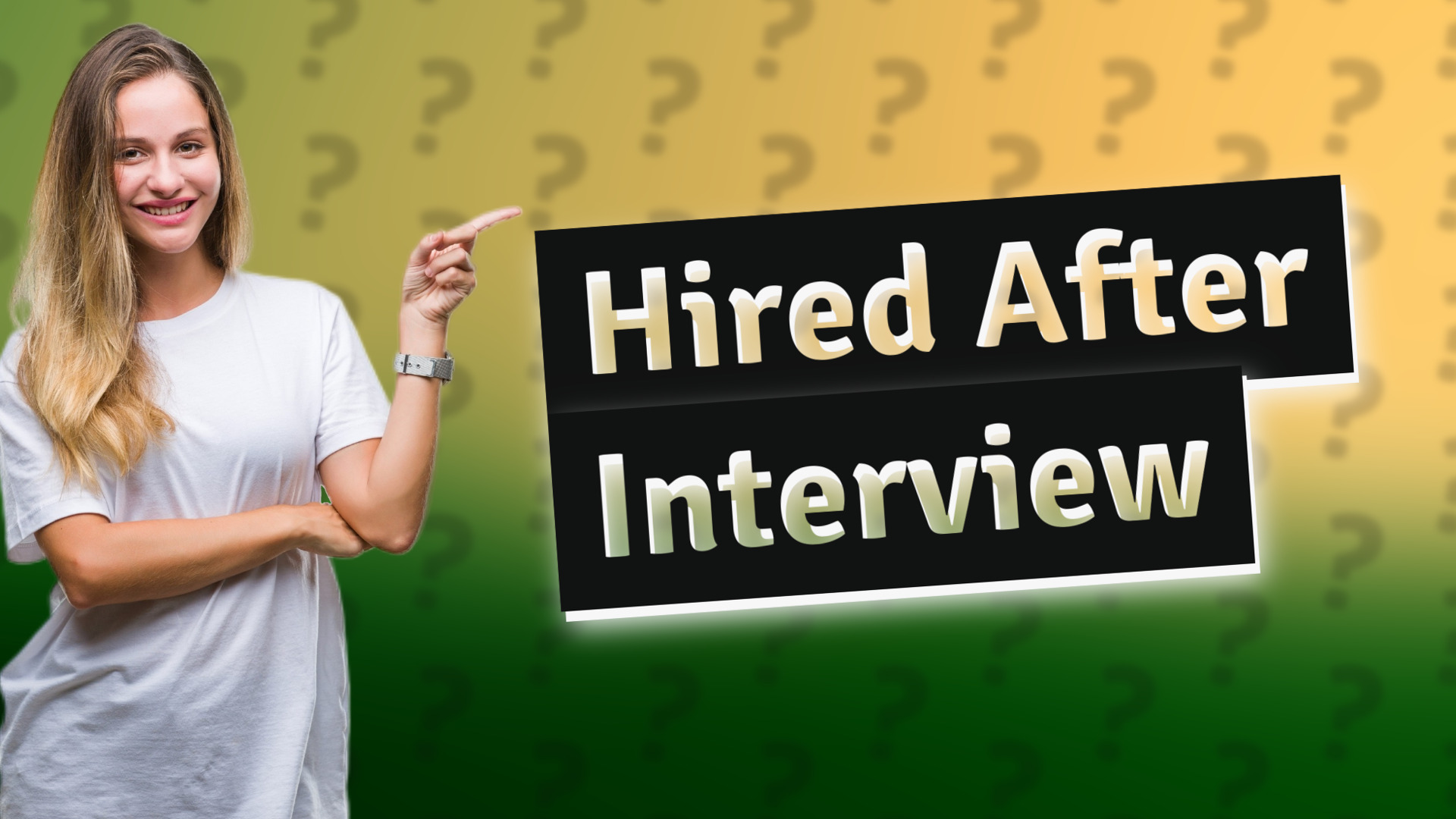 Hired After Interview