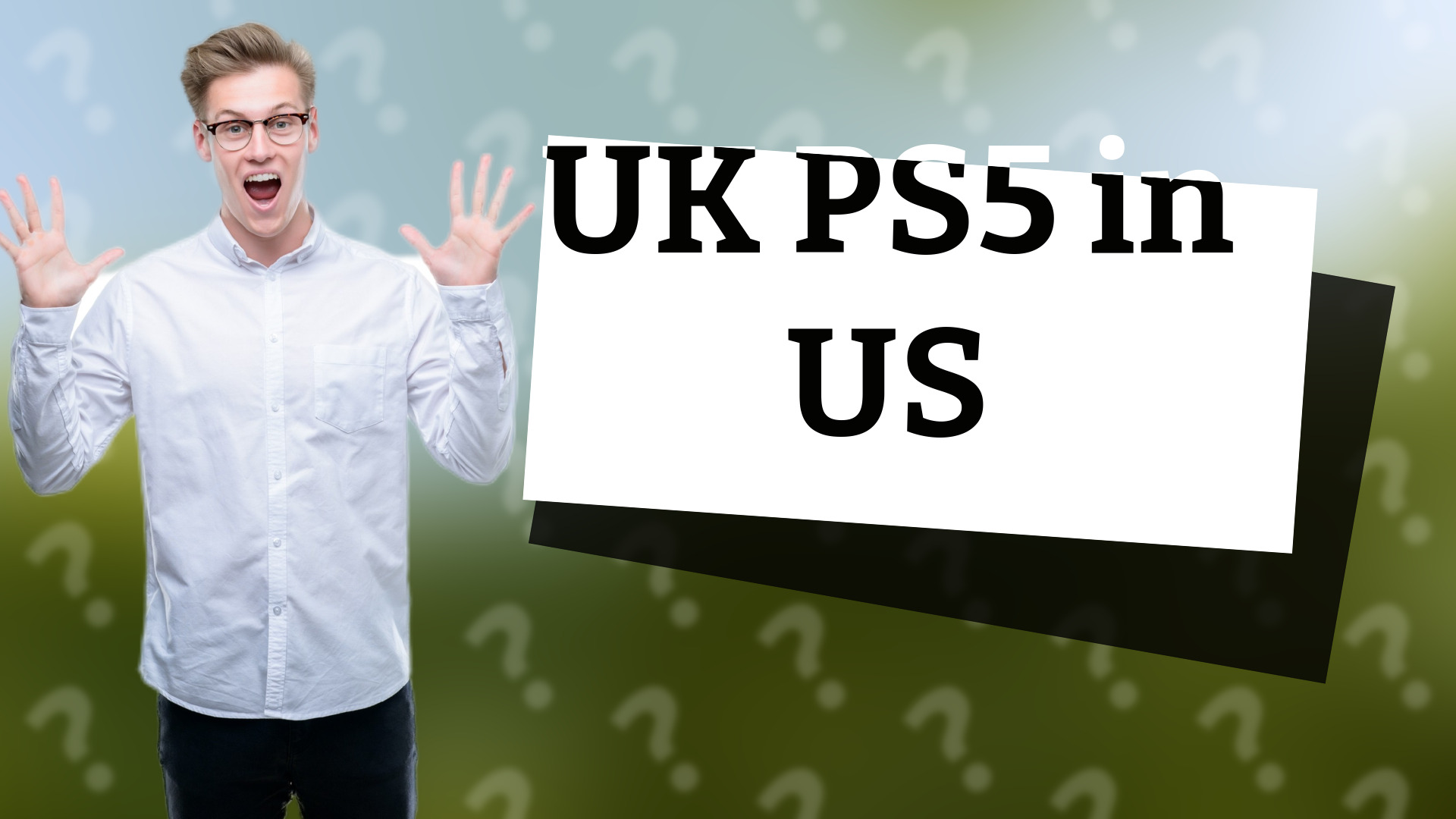 UK PS5 in US