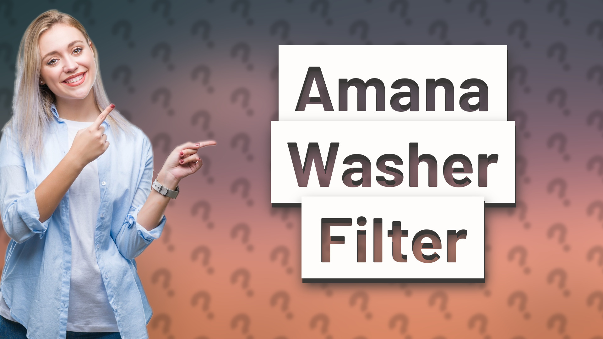 Amana Washer Filter