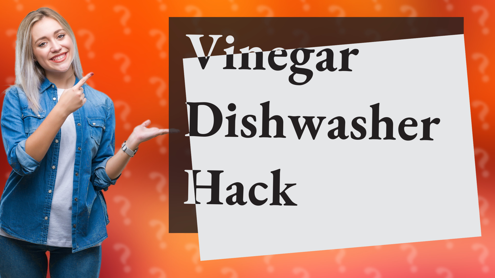 Vinegar Dishwasher Hack