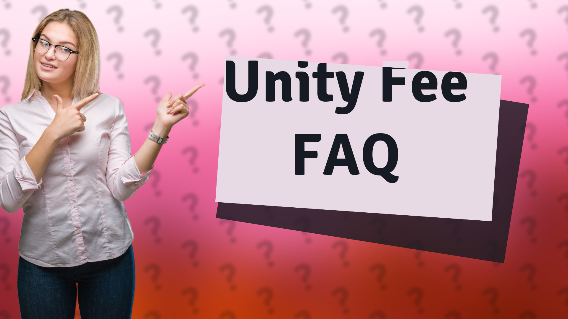 Unity Fee FAQ