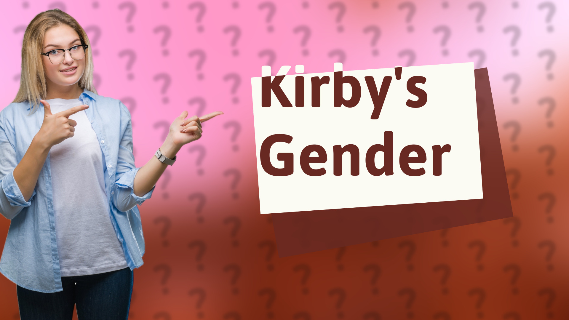 Kirby's Gender