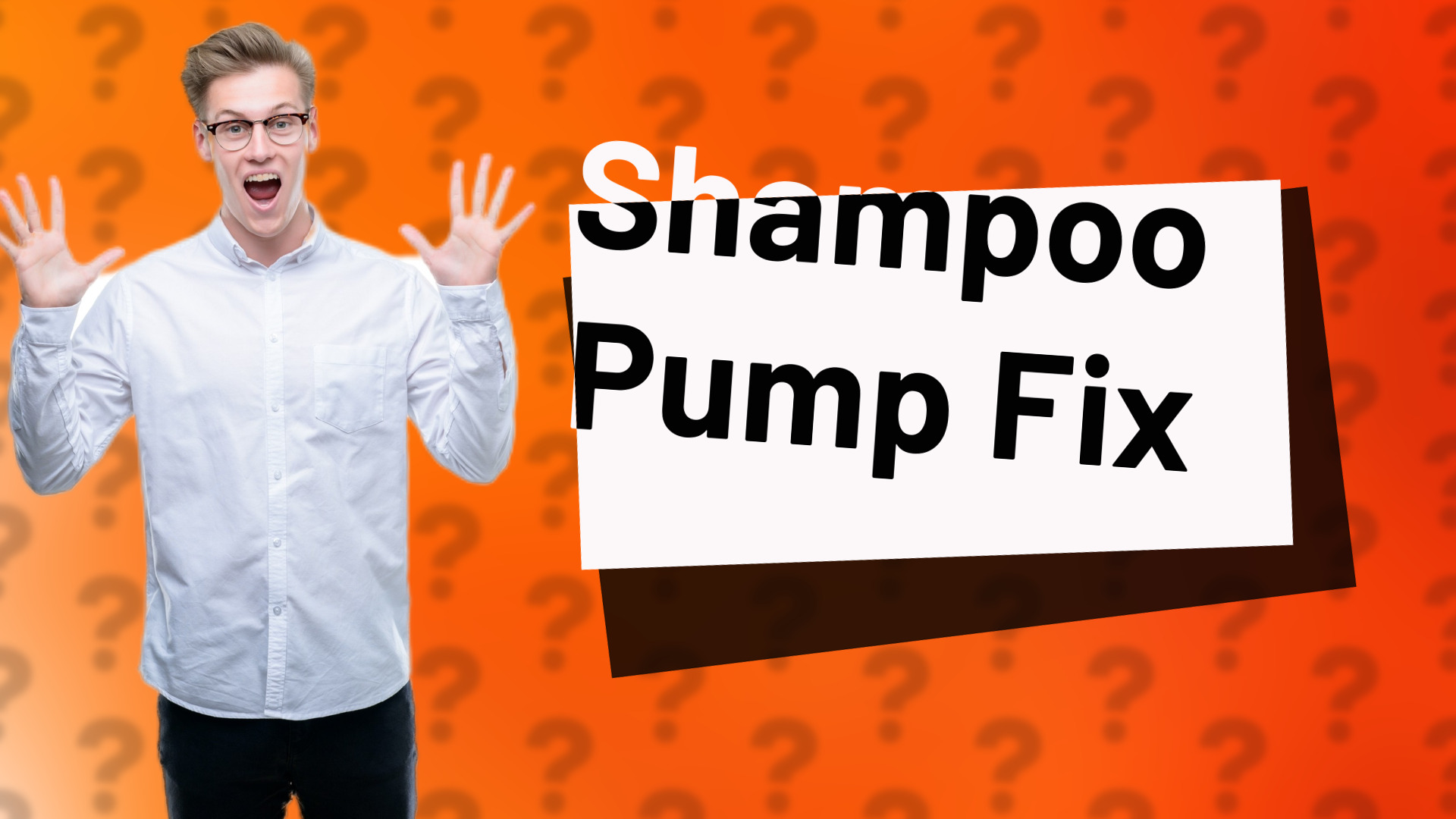 Shampoo Pump Fix