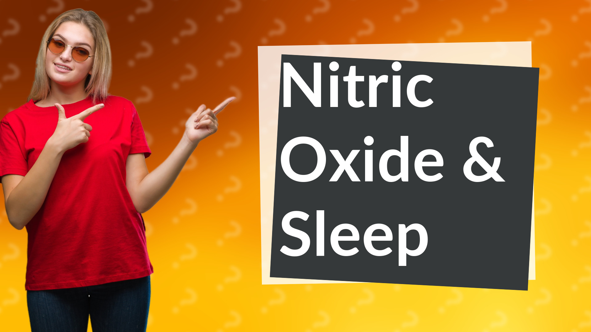 Nitric Oxide & Sleep