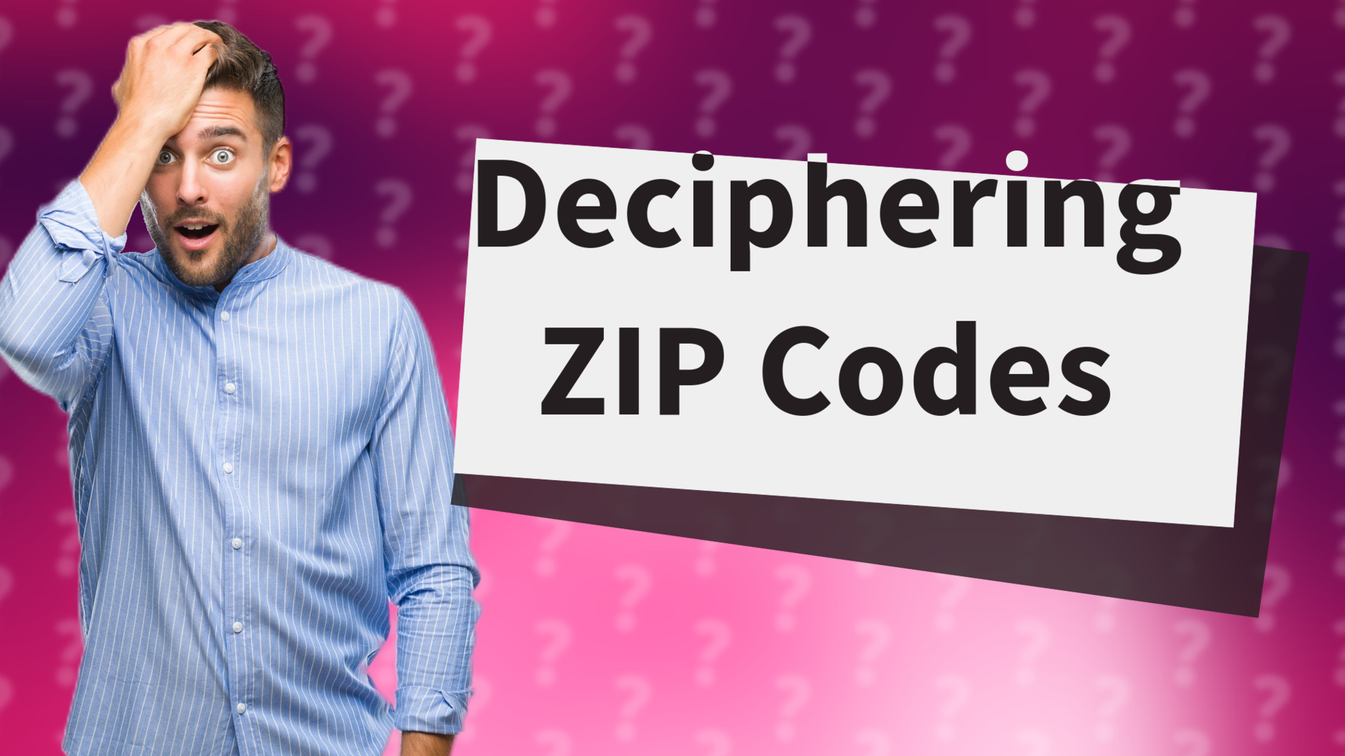 Deciphering ZIP Codes