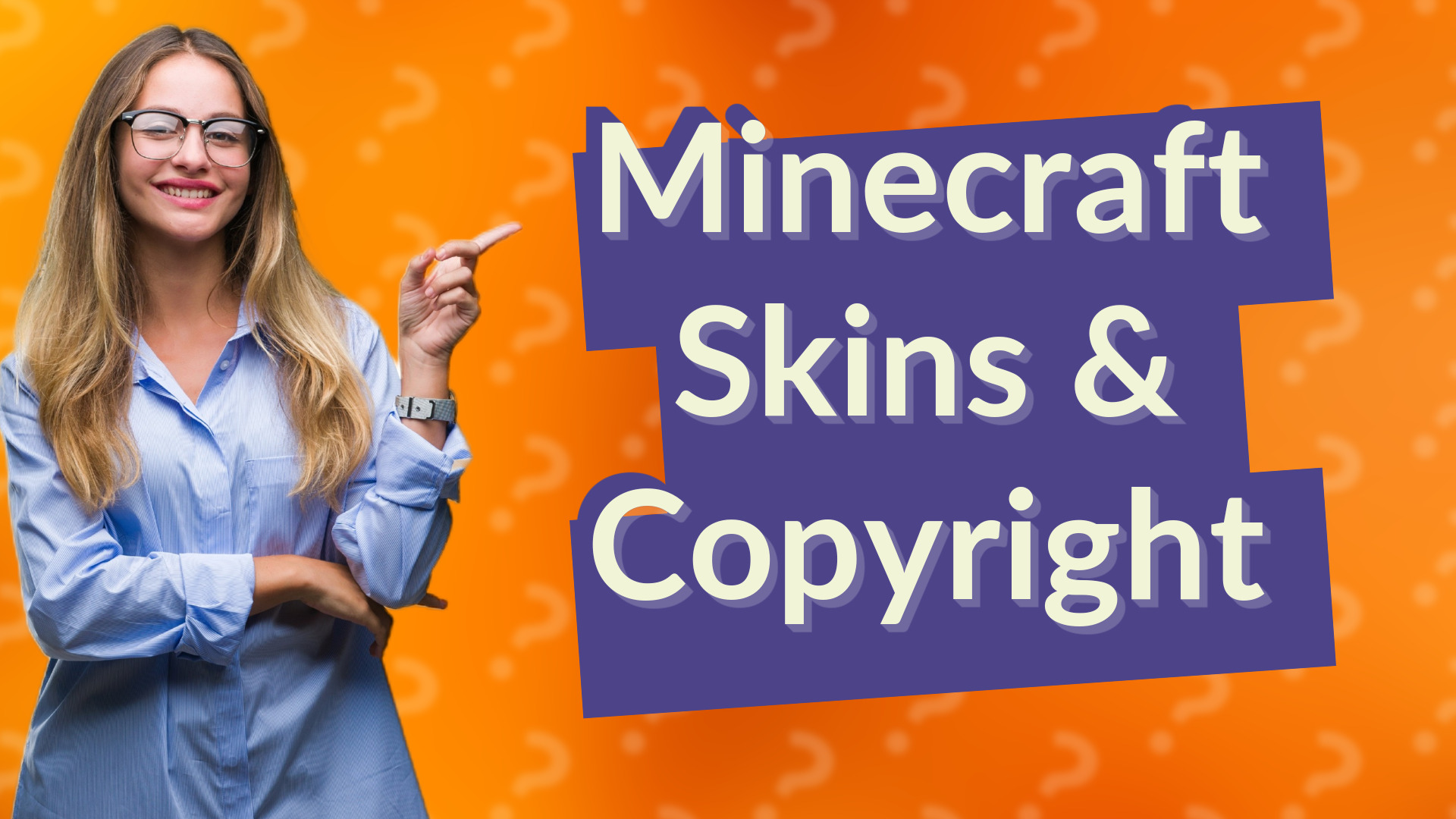 Minecraft Skins & Copyright