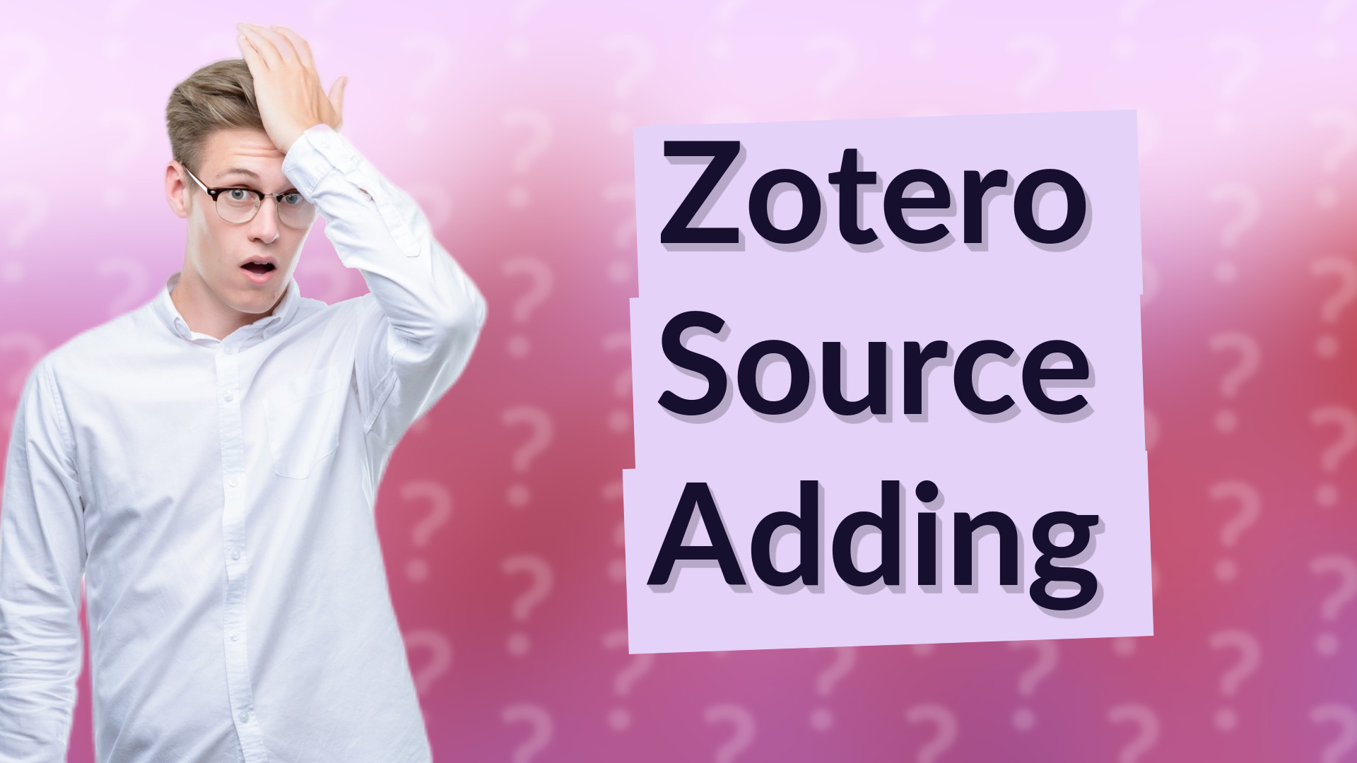 Zotero Source Adding