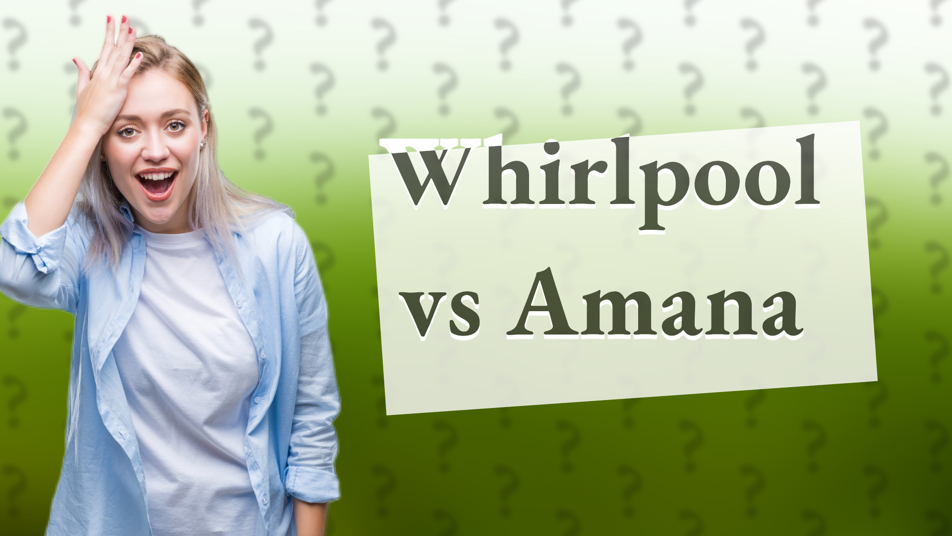 Whirlpool vs Amana