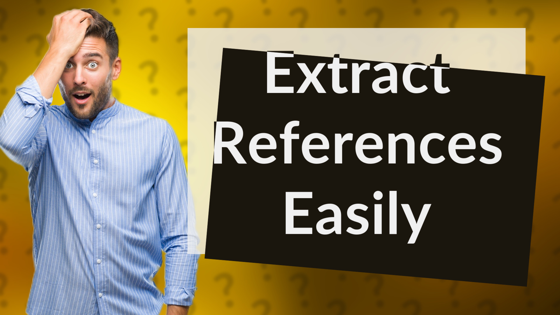 Extract References Easily