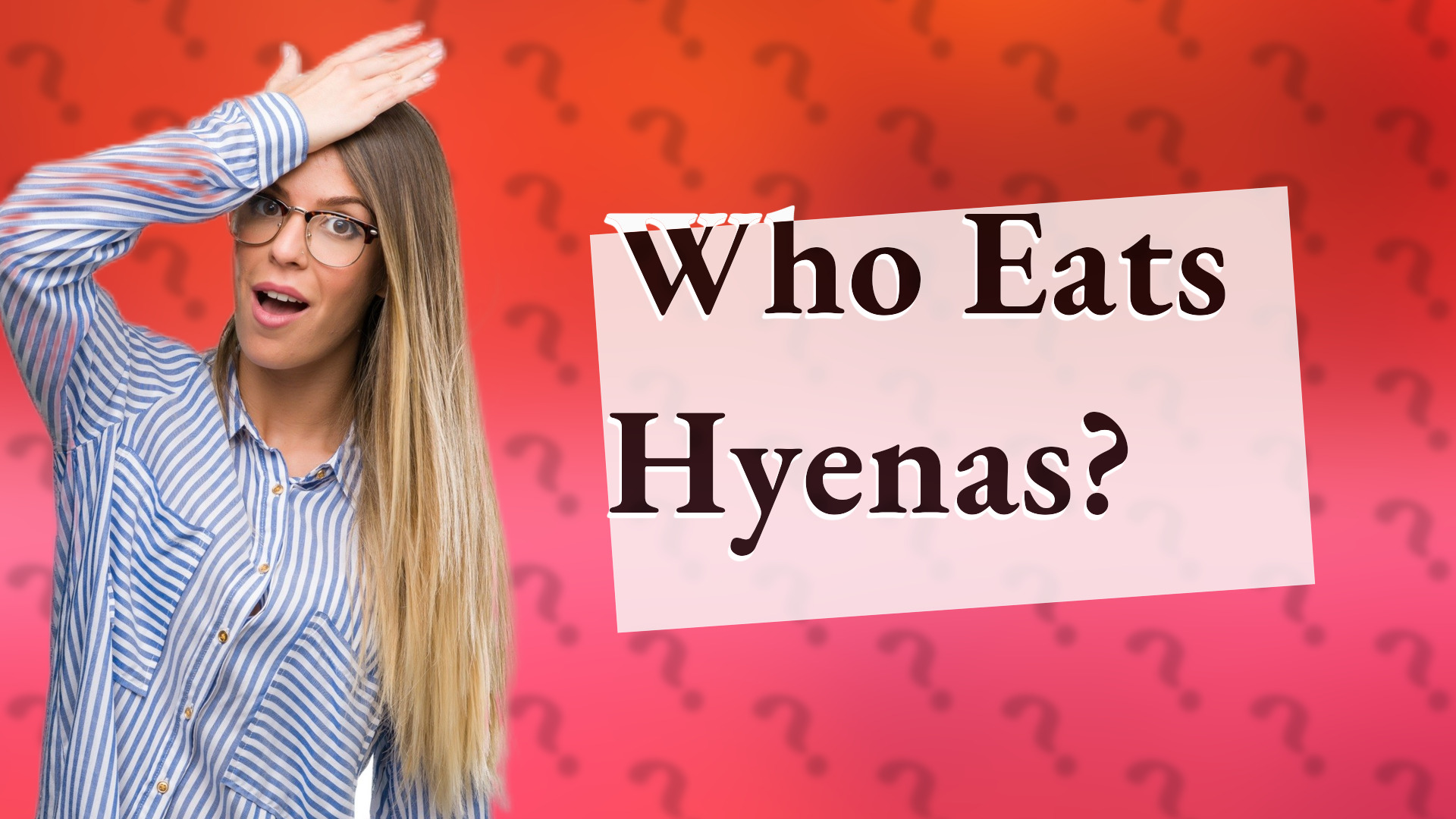 Who Eats Hyenas?