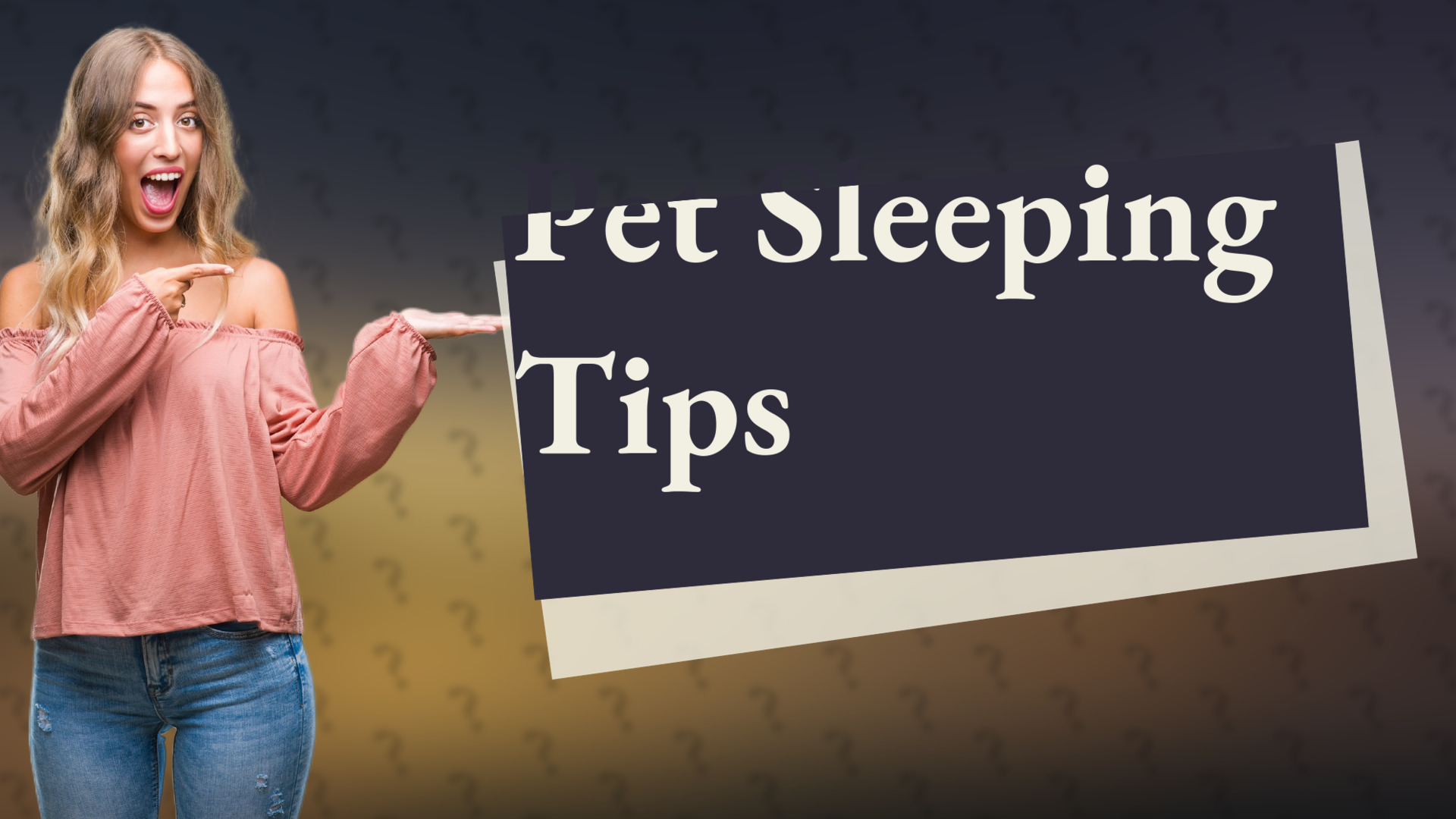 Pet Sleeping Tips