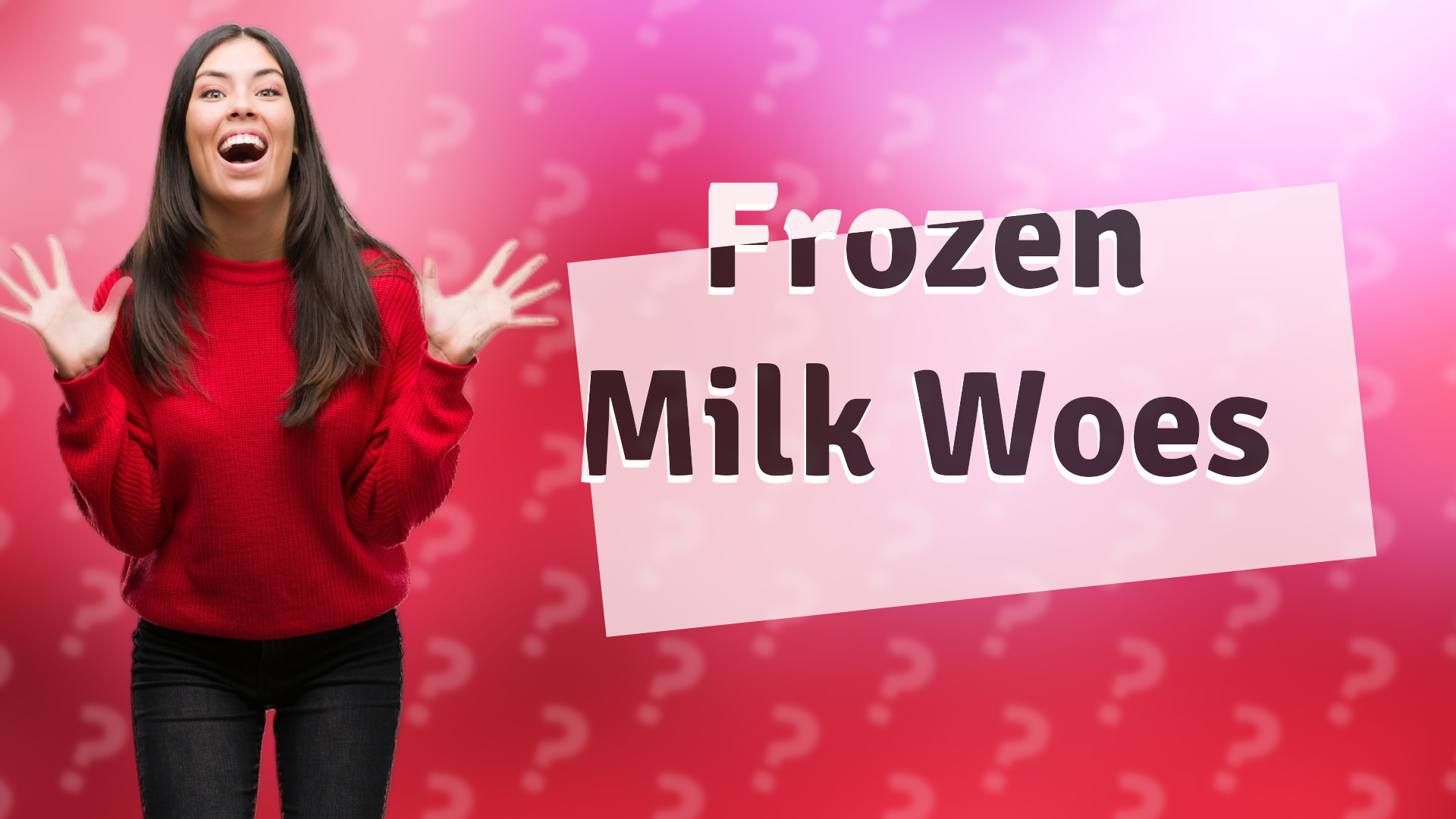 Frozen Milk Woes