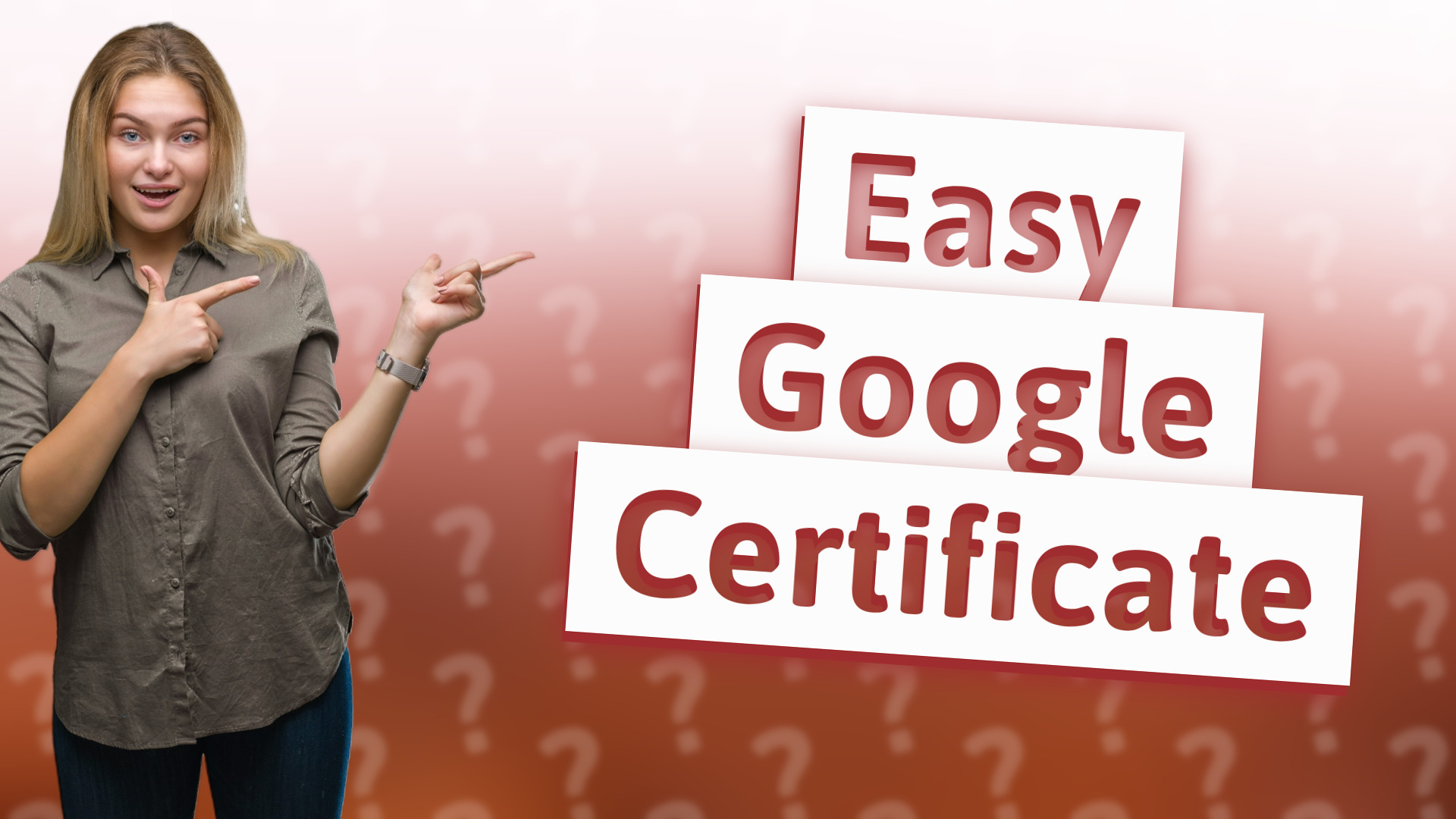 Easy Google Certificate
