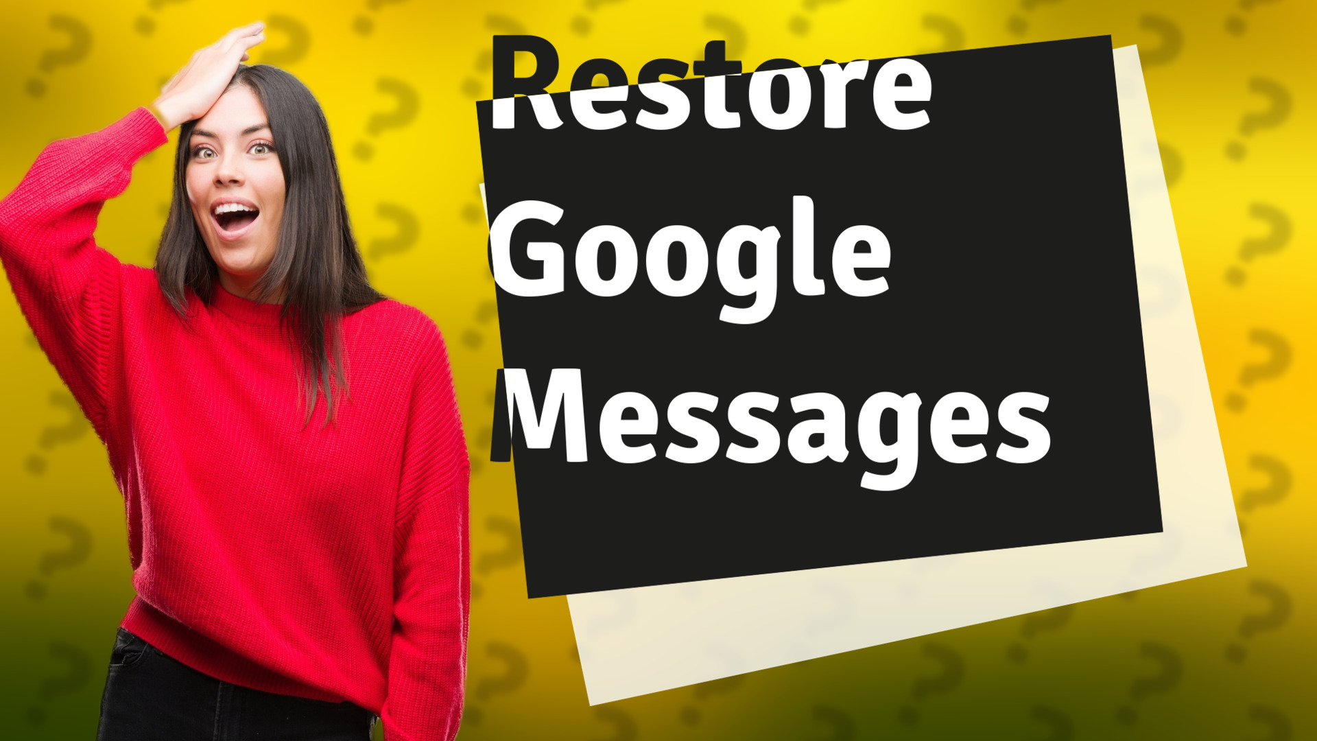 Restore Google Messages