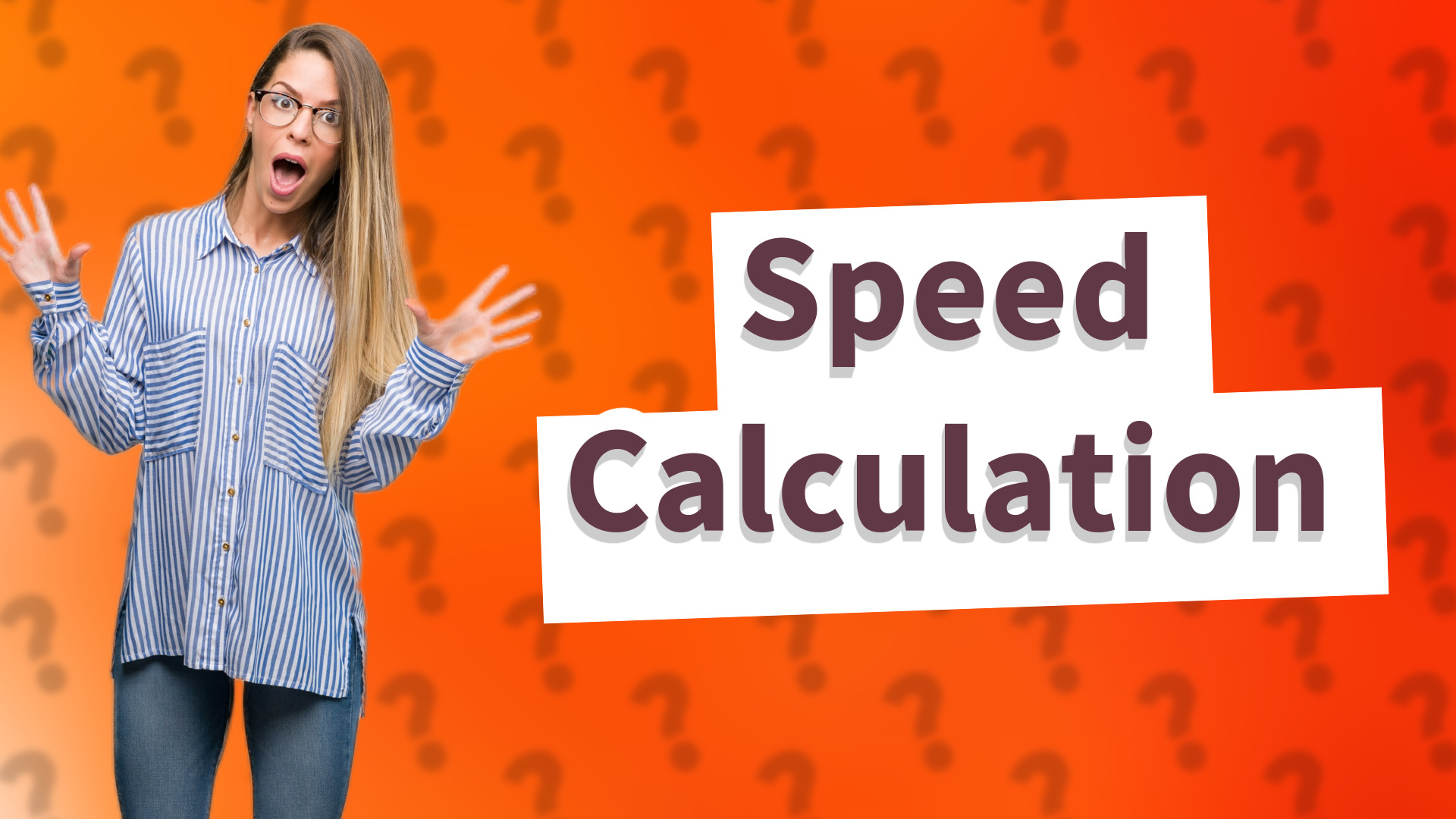 Speed Calculation