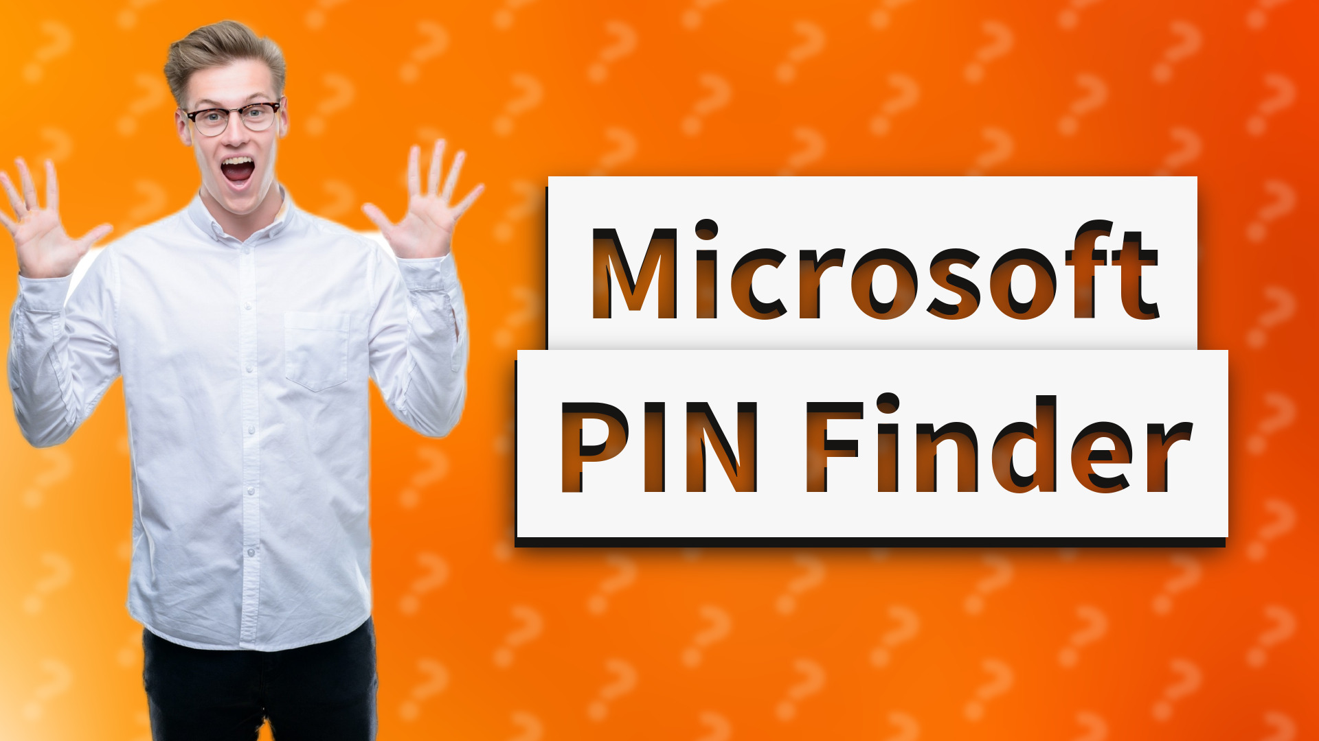Microsoft PIN Finder