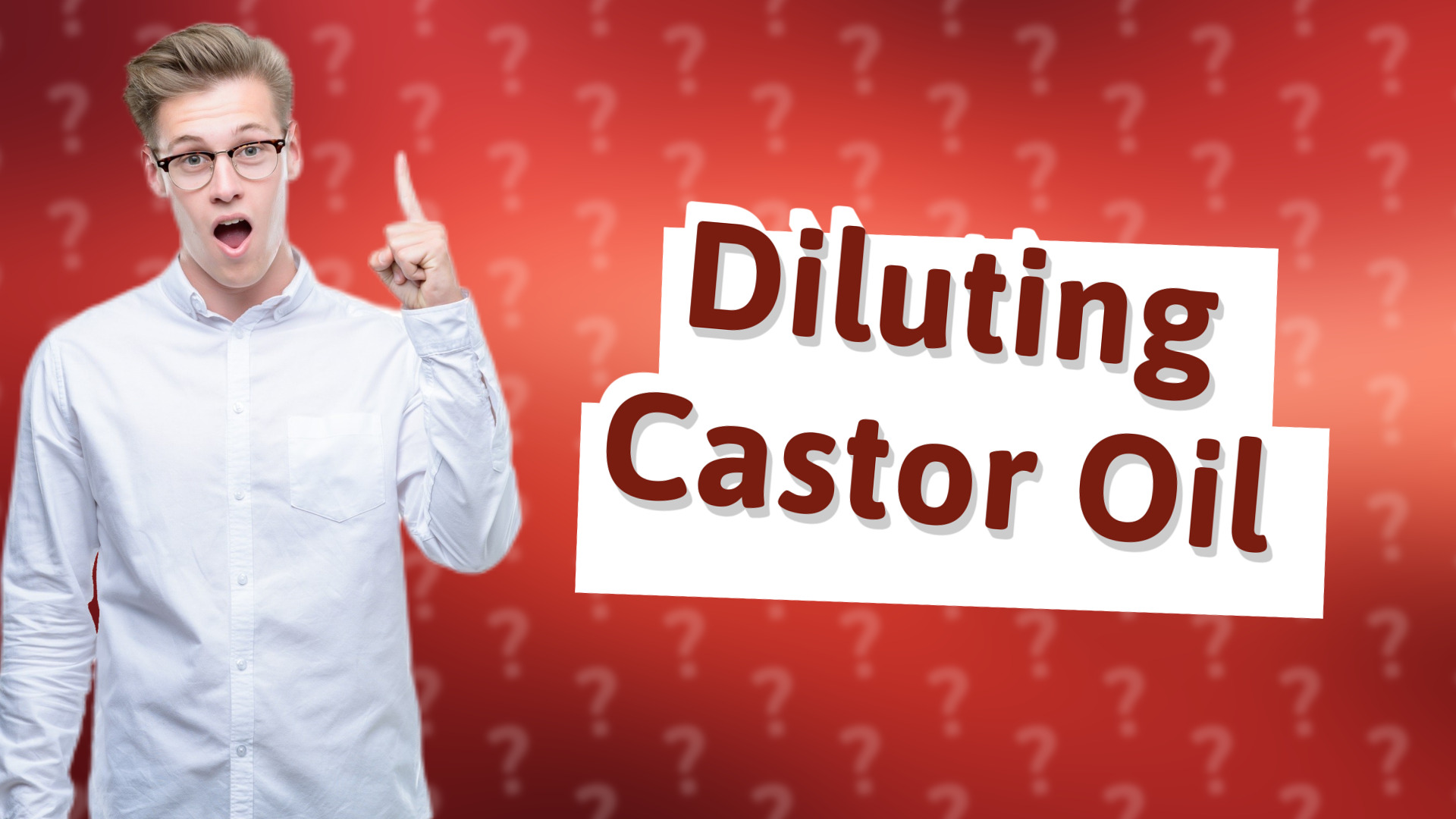 Diluting Castor Oil