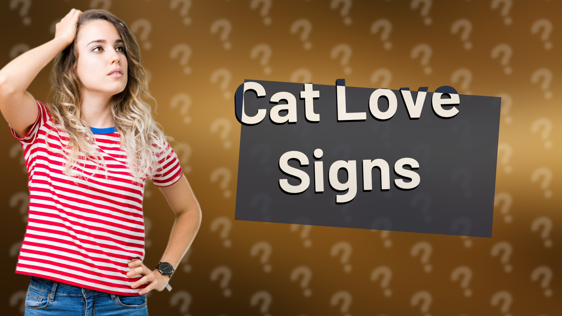 Cat Love Signs