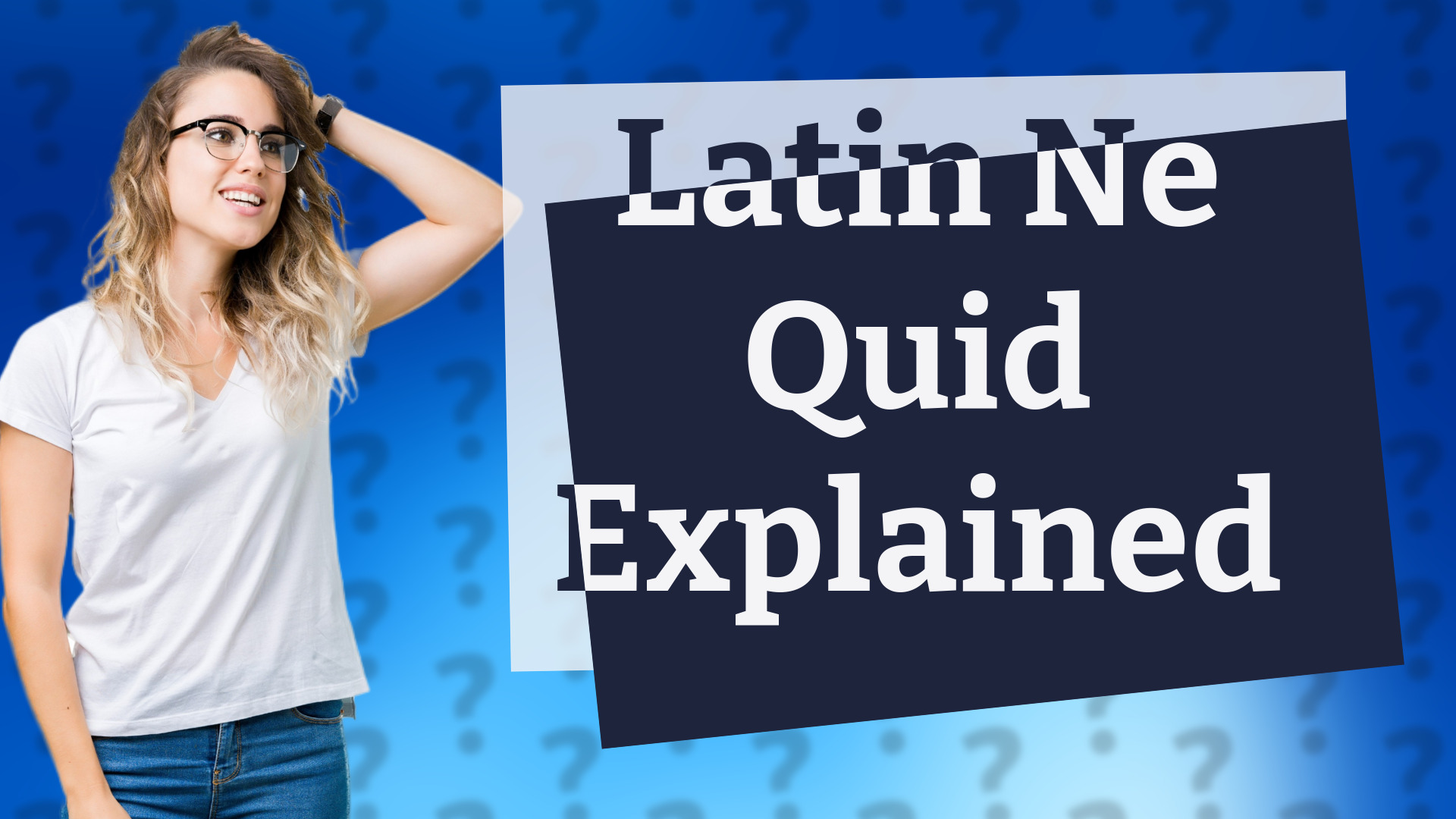 Latin Ne Quid Explained