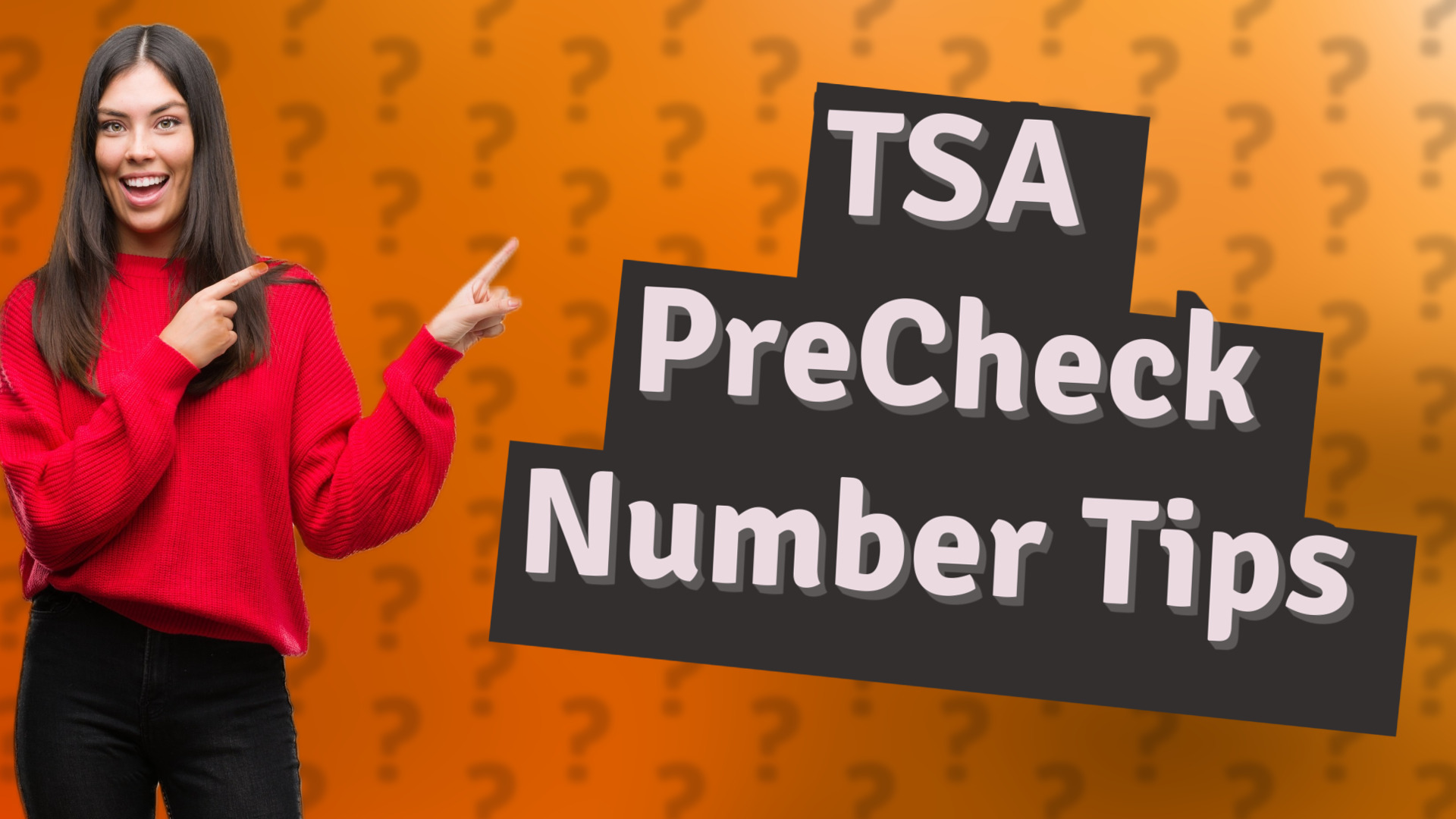 TSA PreCheck Number Tips