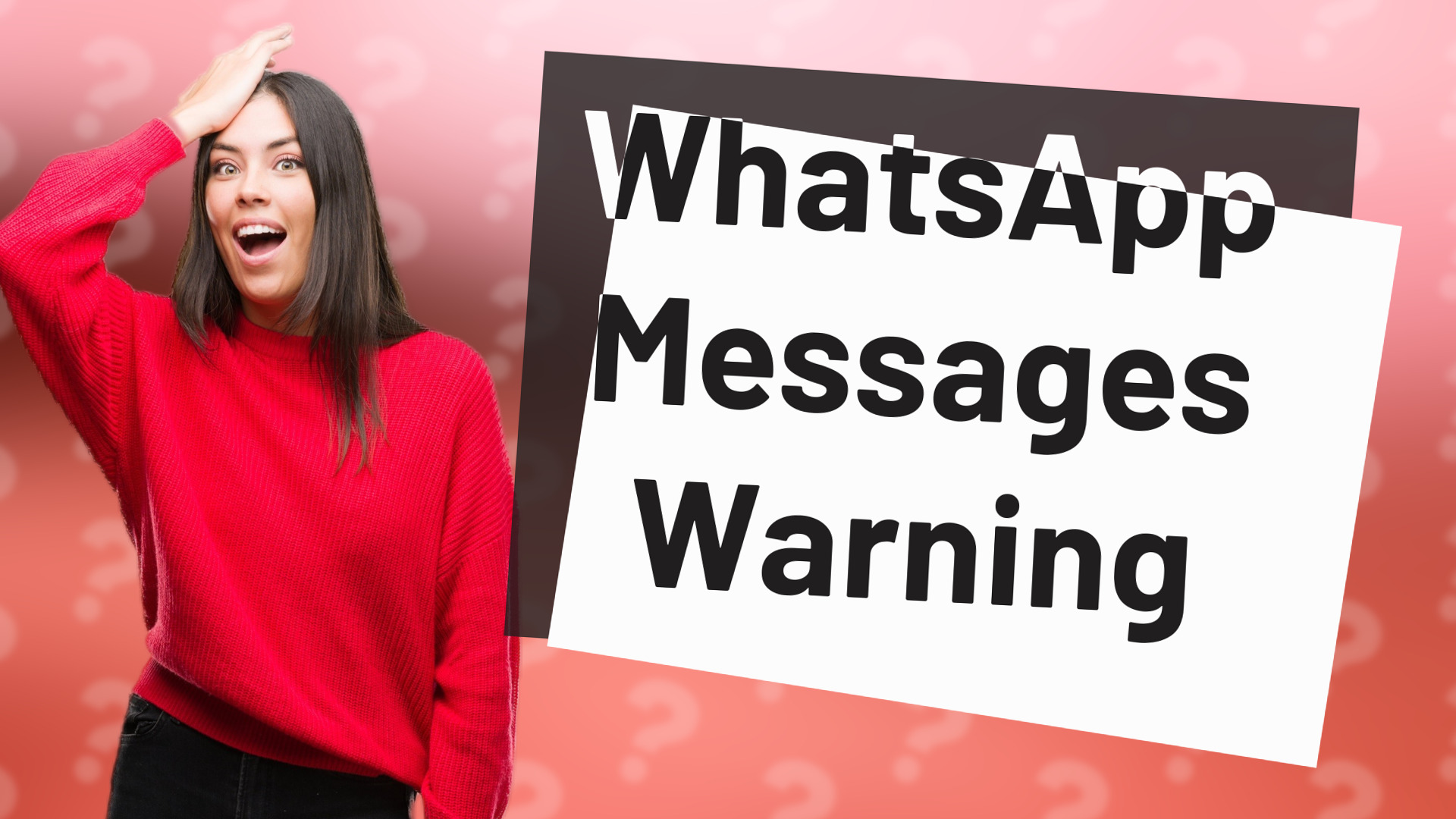WhatsApp Messages Warning