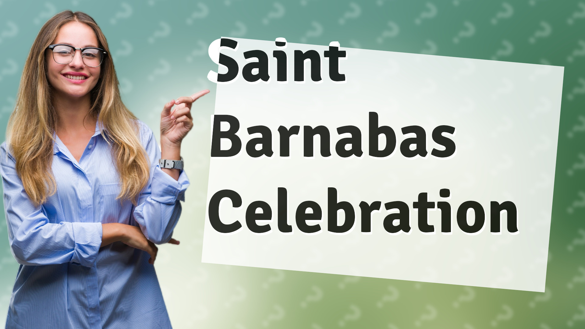 Saint Barnabas Celebration