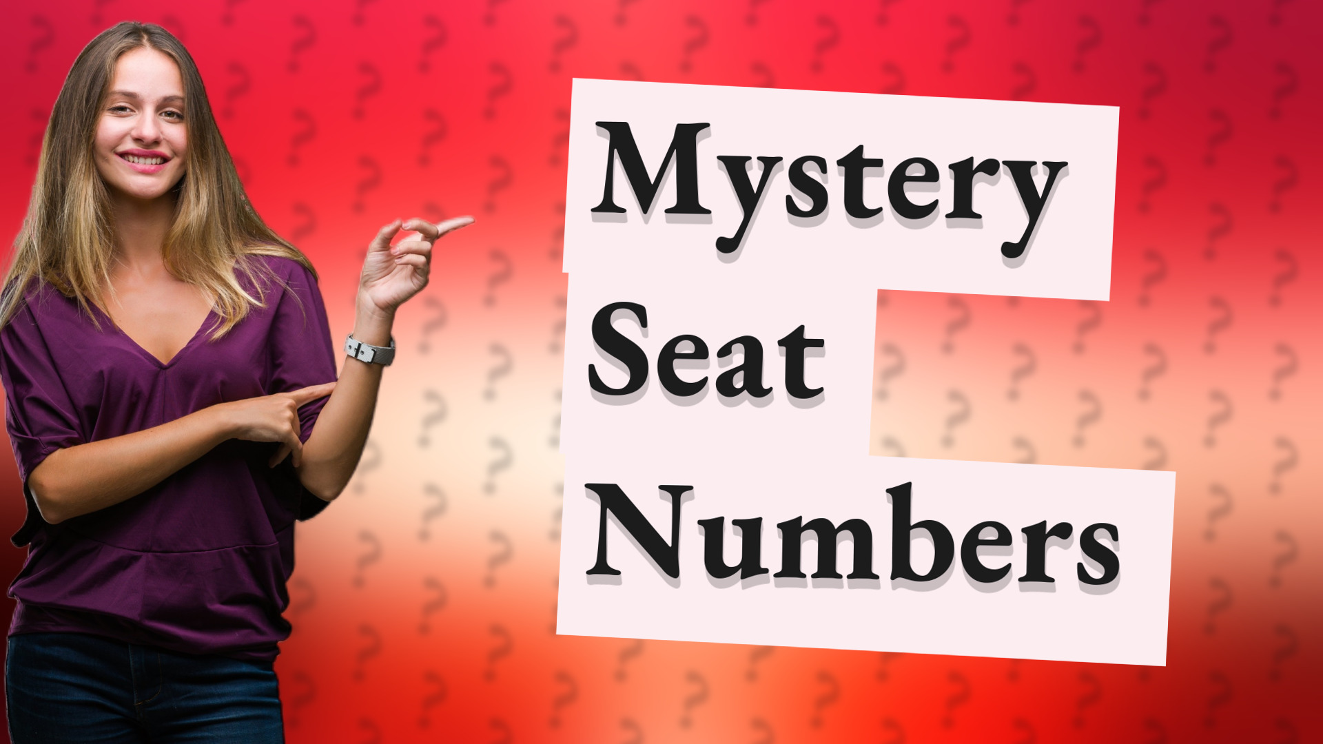 Mystery Seat Numbers