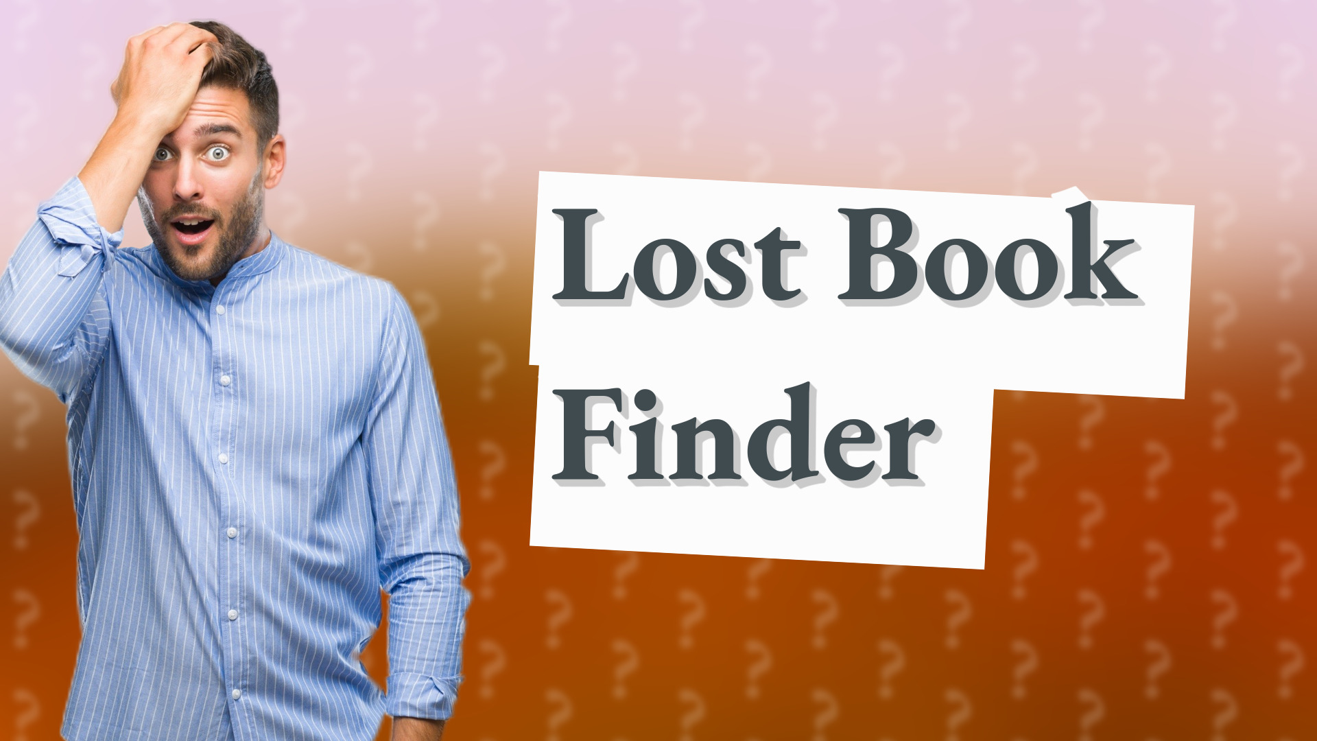Lost Book Finder